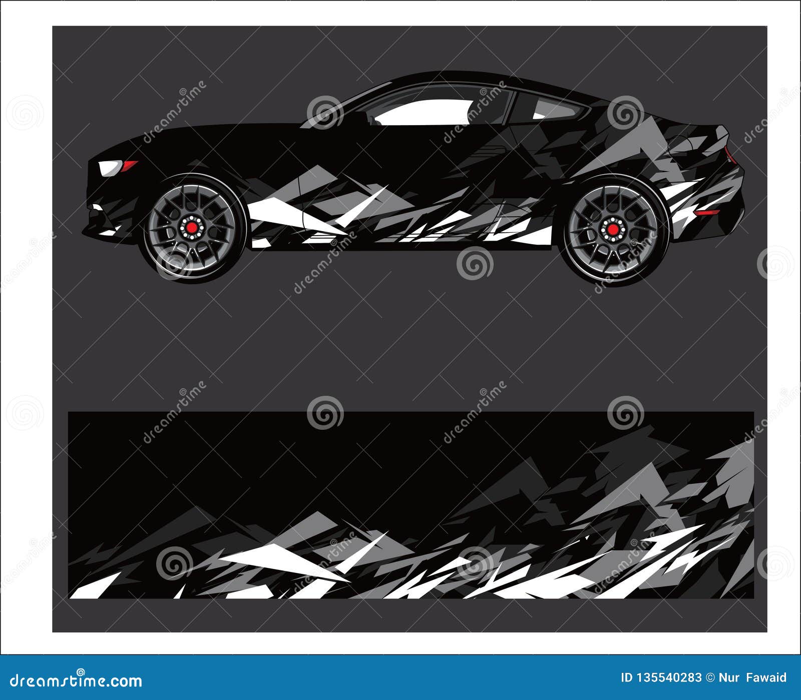 car and vehicle abstract racing graphic kit background for wrap and vinyl sticker