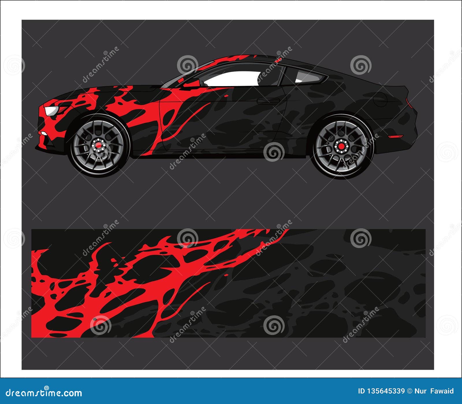 car and vehicle abstract racing graphic kit background for wrap and vinyl sticker