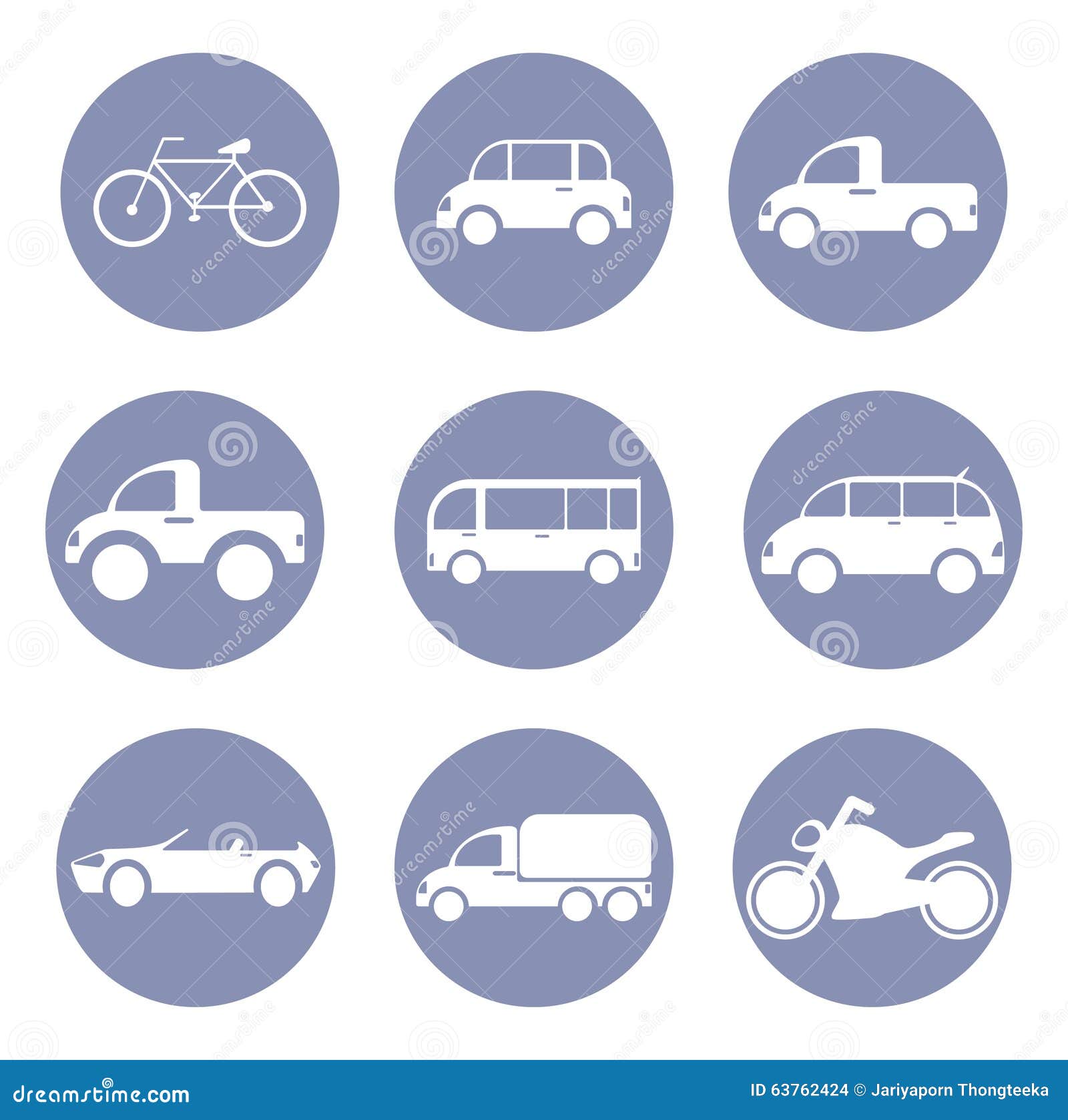 Vehicle Icon Set