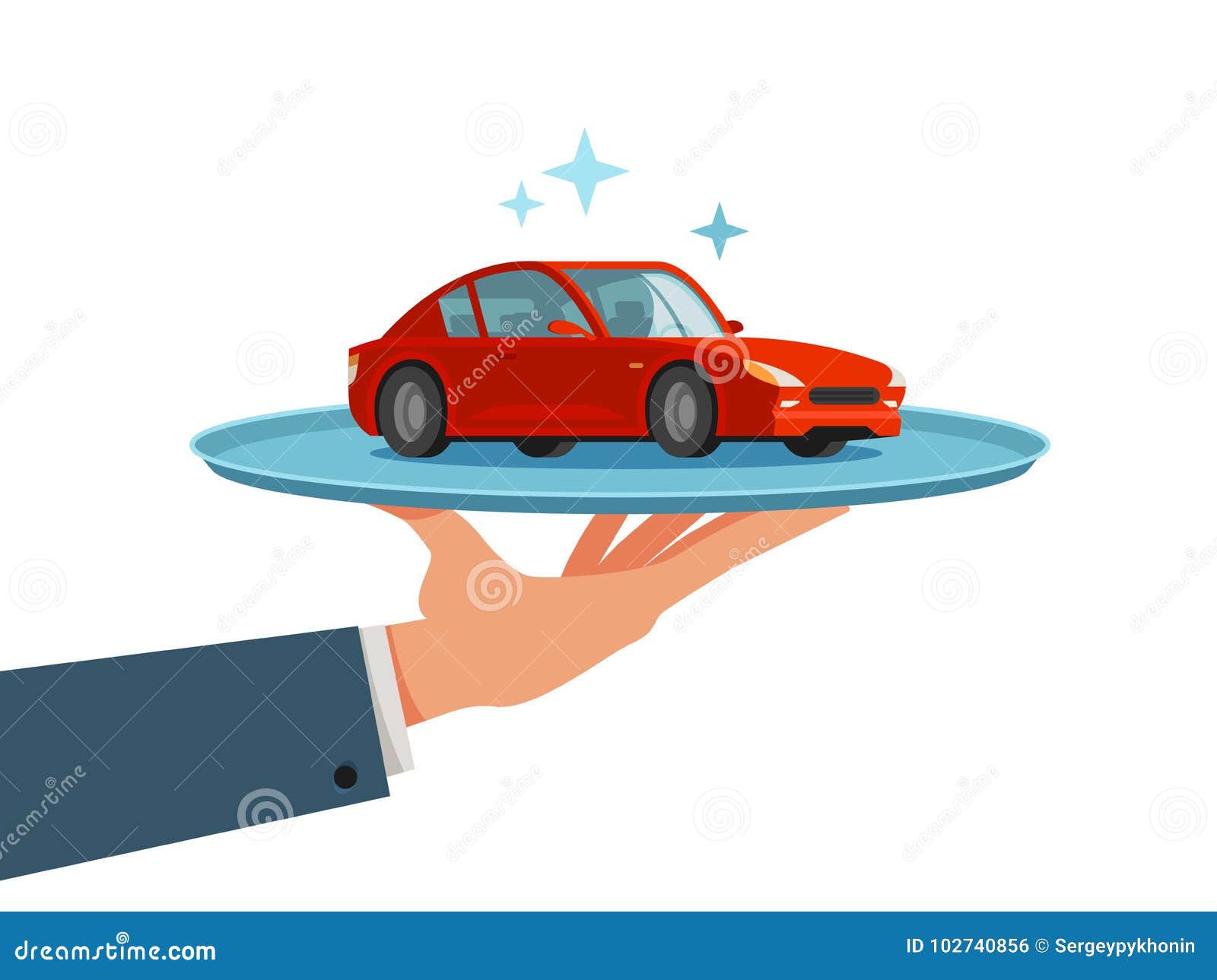 Car, Vehicle on Tray. Dealership, Dealer, Transport Concept Stock Vector - Illustration of holding, presentation: 102740856 Car, Vehicle on Tray. Dealership, Dealer, Transport Concept Stock Vector - Illustration of holding, presentation: 102740856