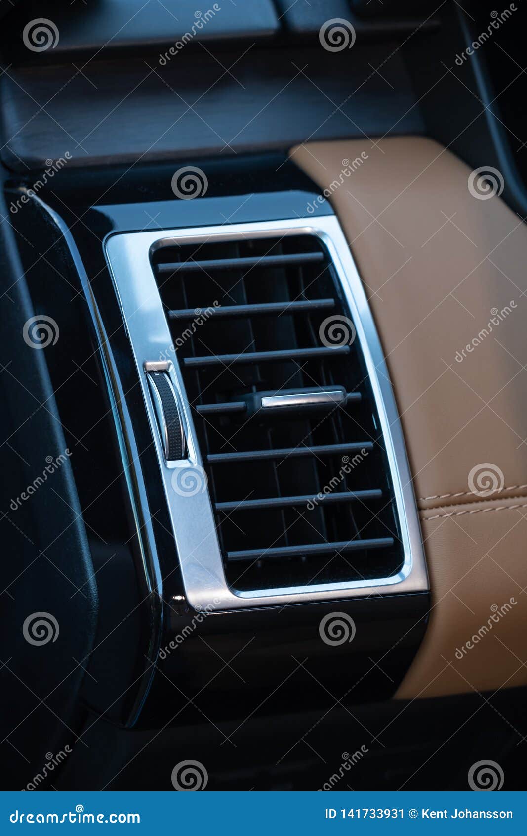 Car Ventilation Vent Grille Stock Image - Image of adjust