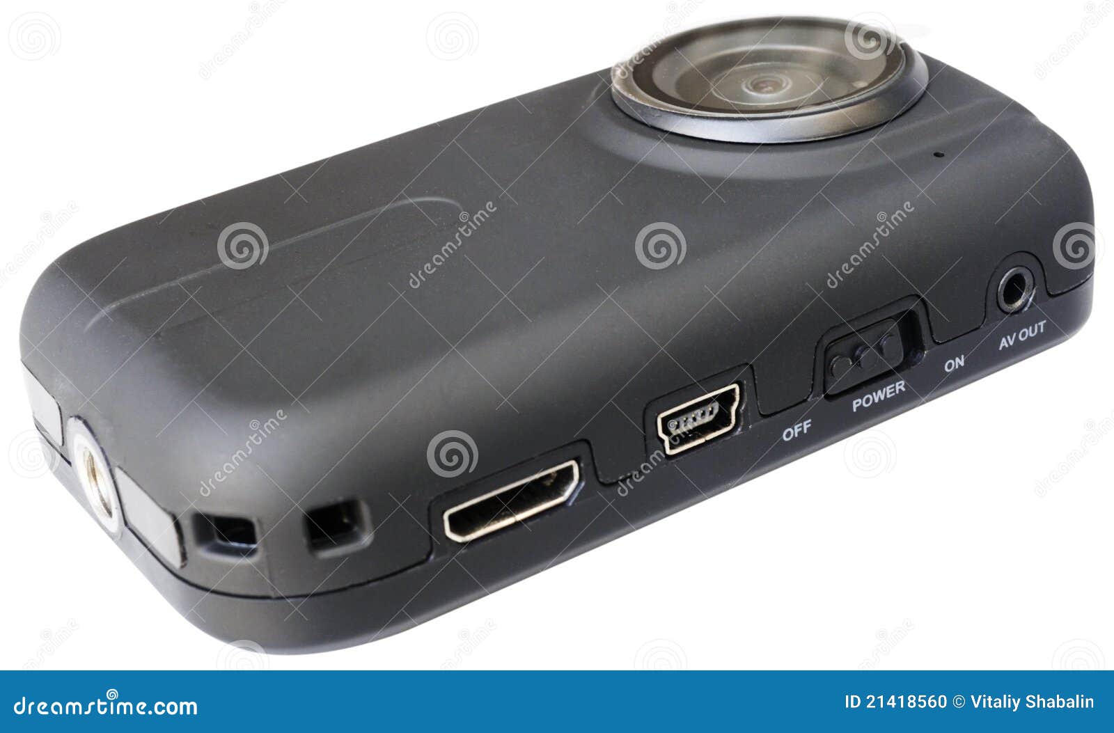 Car video registrator stock photo. Image of electronic 21418560