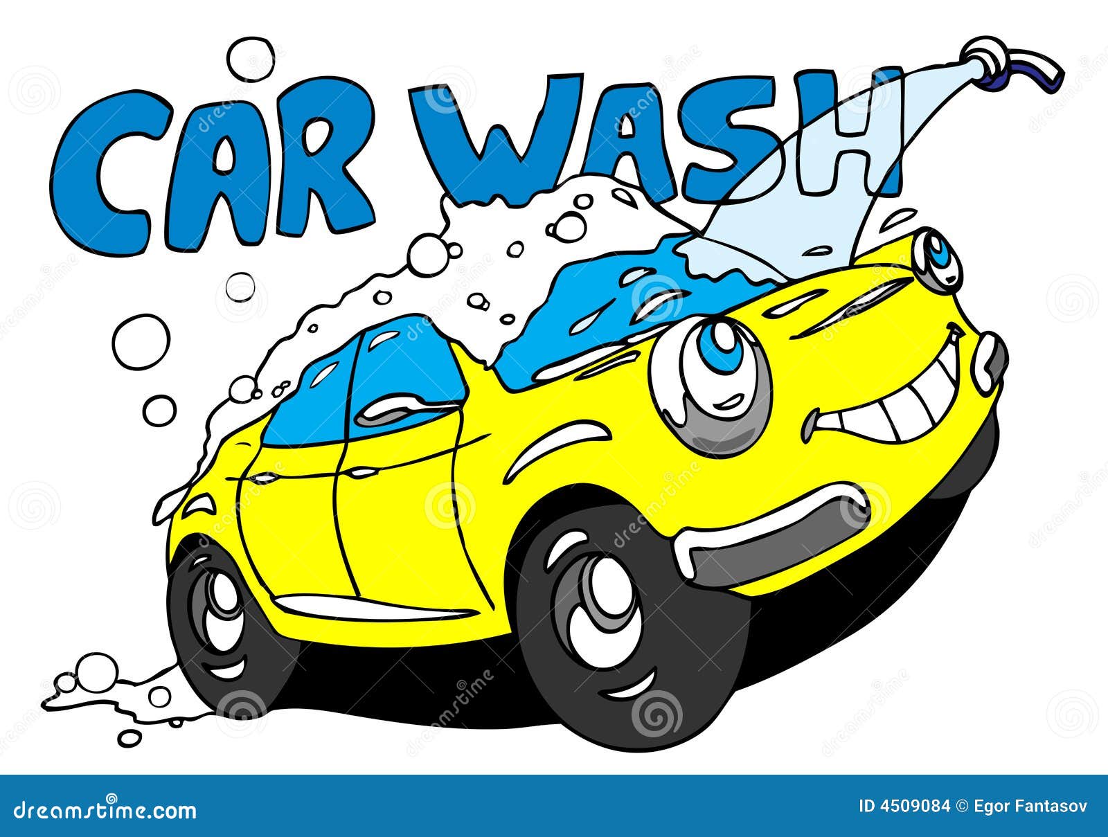 Car wash stock vector. Illustration of diesel, transportation - 4509084