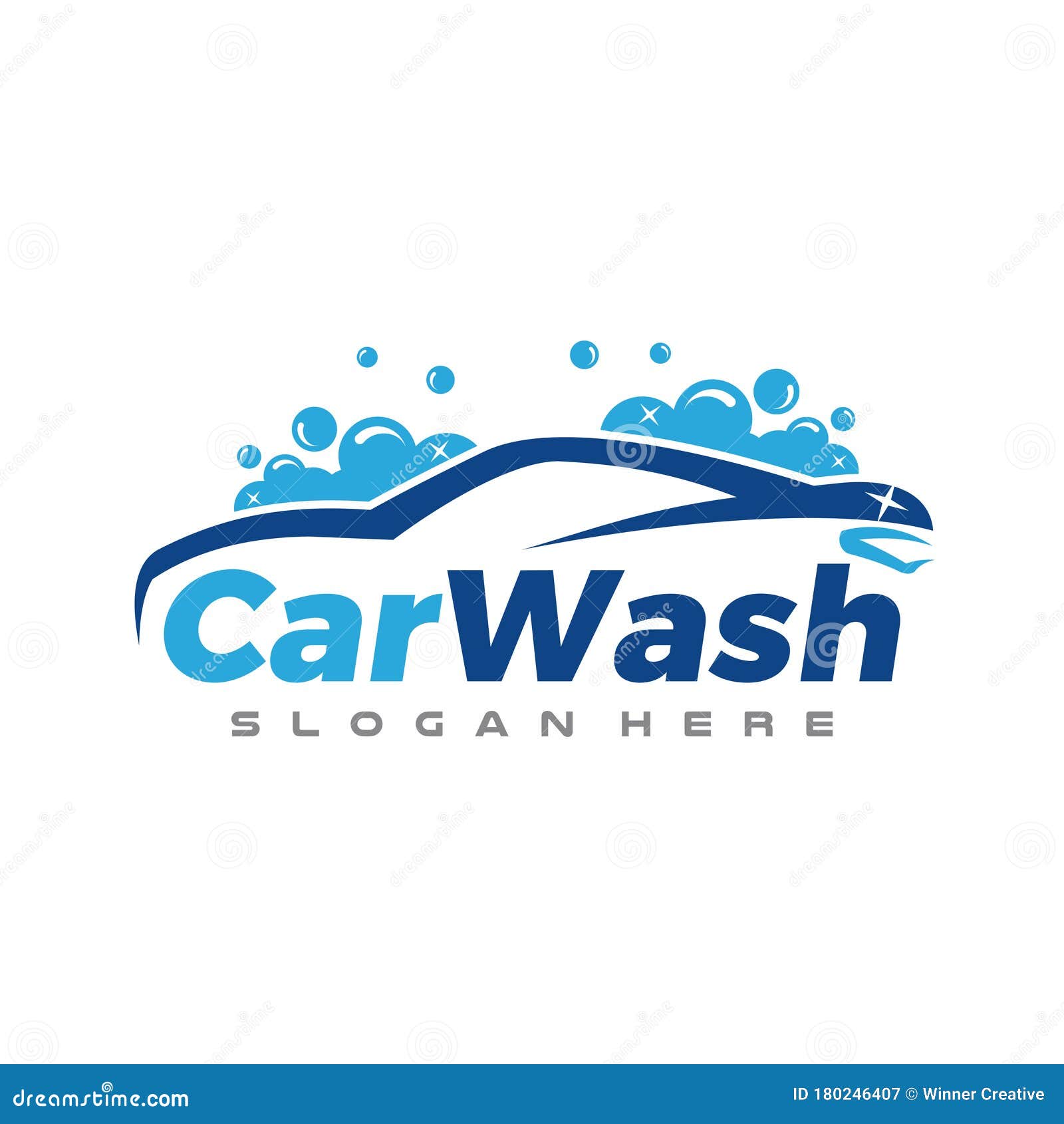 Car Wash and Clean Logo Vector Stock Vector - Illustration of ...