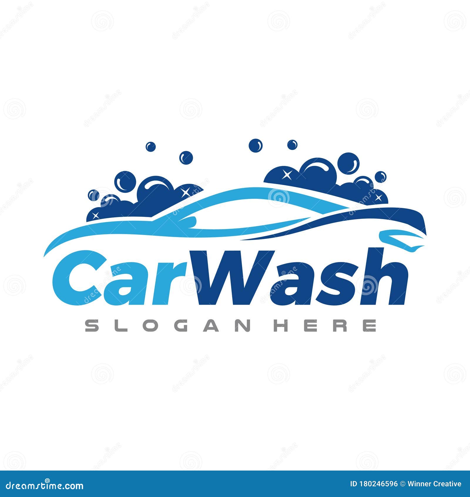 Car Wash and Clean Logo Vector Stock Vector Illustration of modern