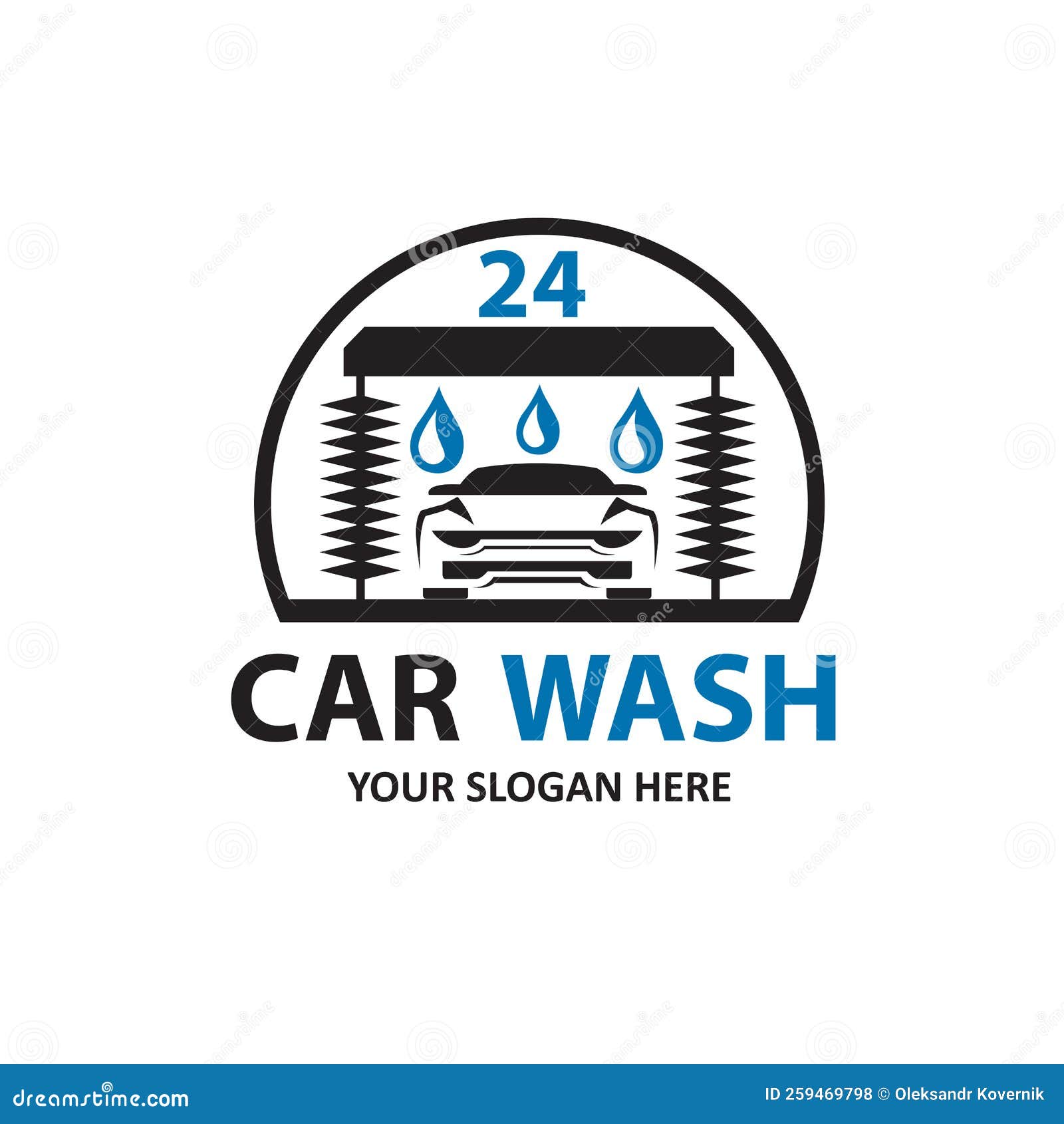 Car wash icon stock vector. Illustration of elements 259469798