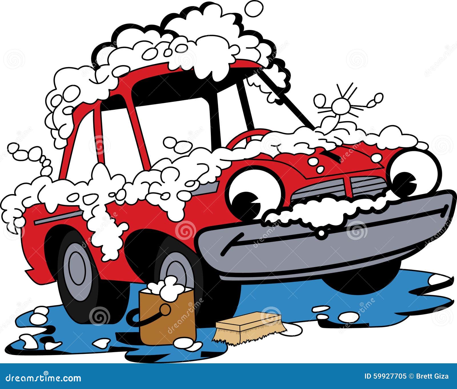 Car Wash stock vector. Illustration of gear, fund, design 59927705