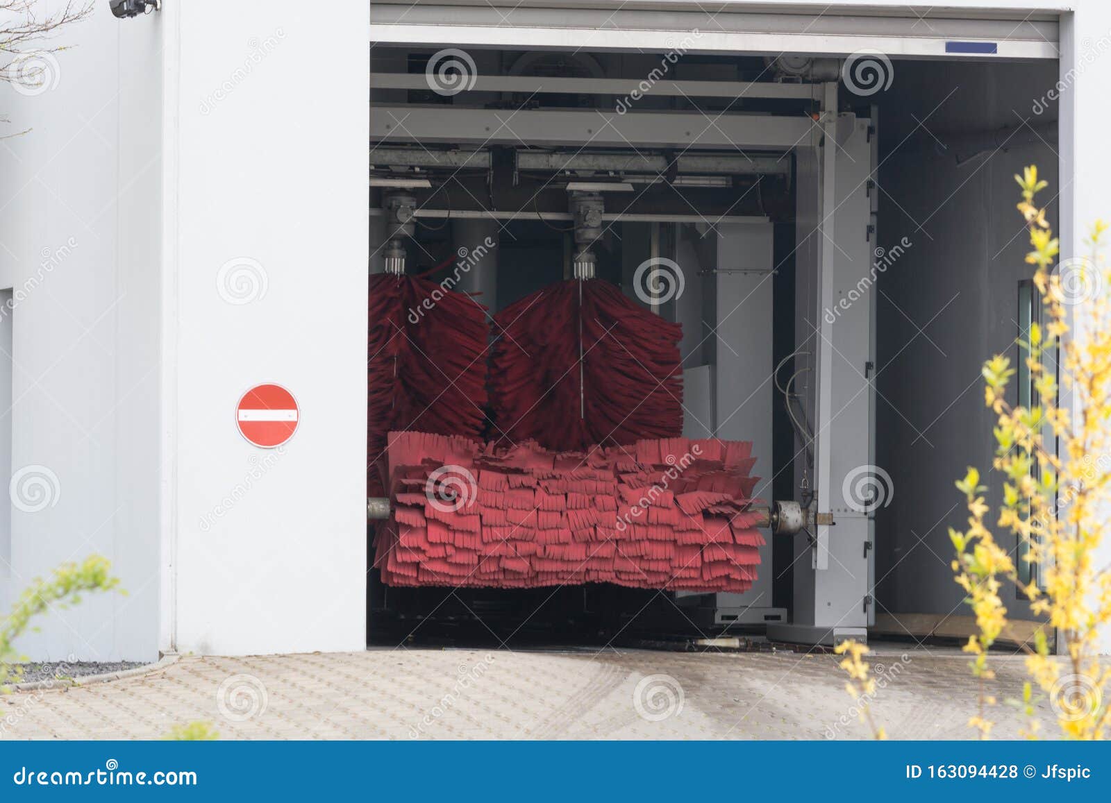 Car wash plant stock photo. Image of blue, europe, drive 163094428