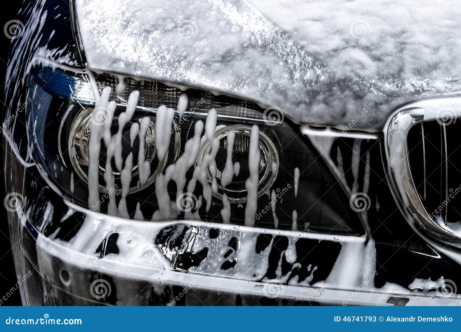 car wash with soap.