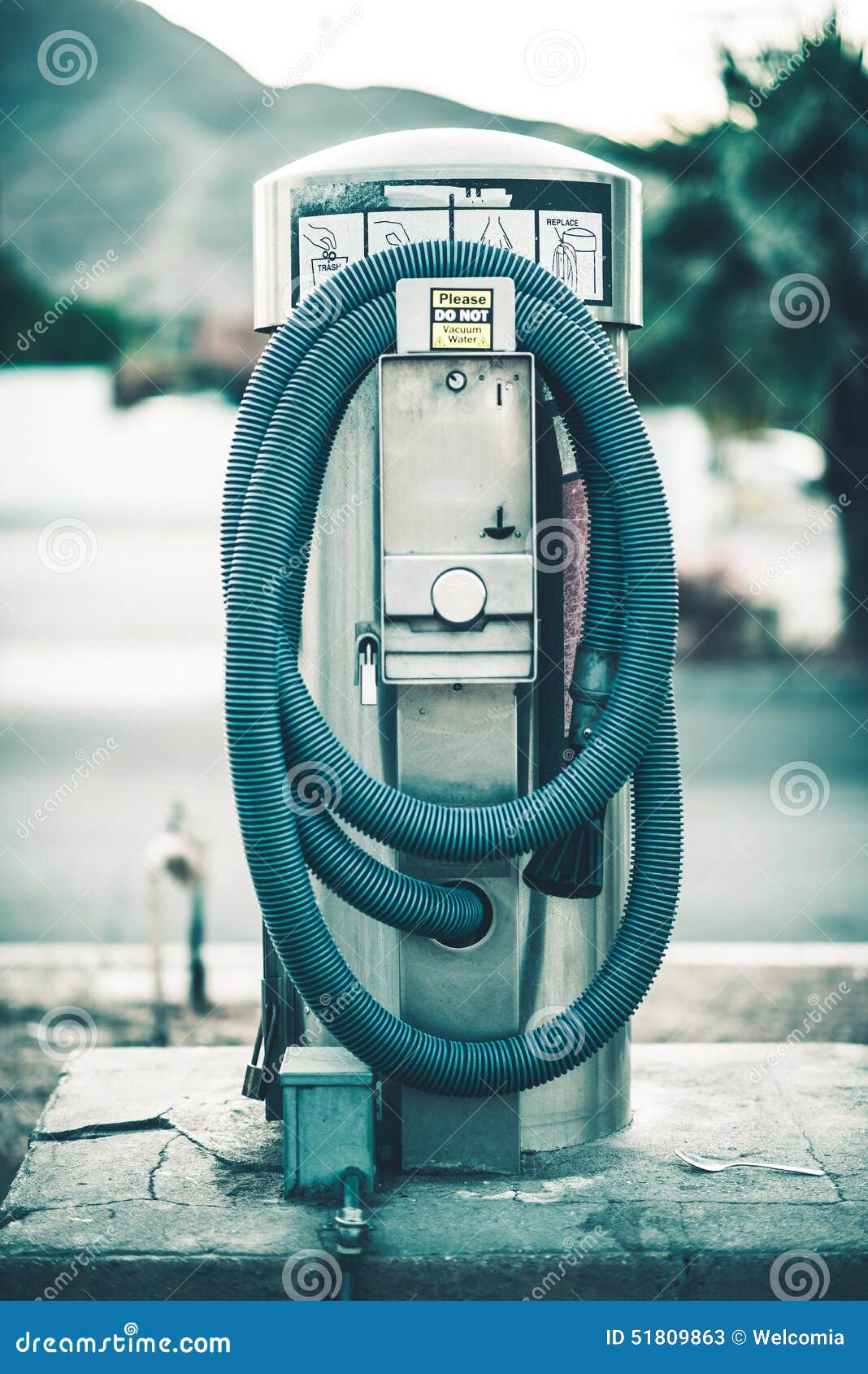 Car Wash Vacuum Machine stock image. Image of transport 51809863