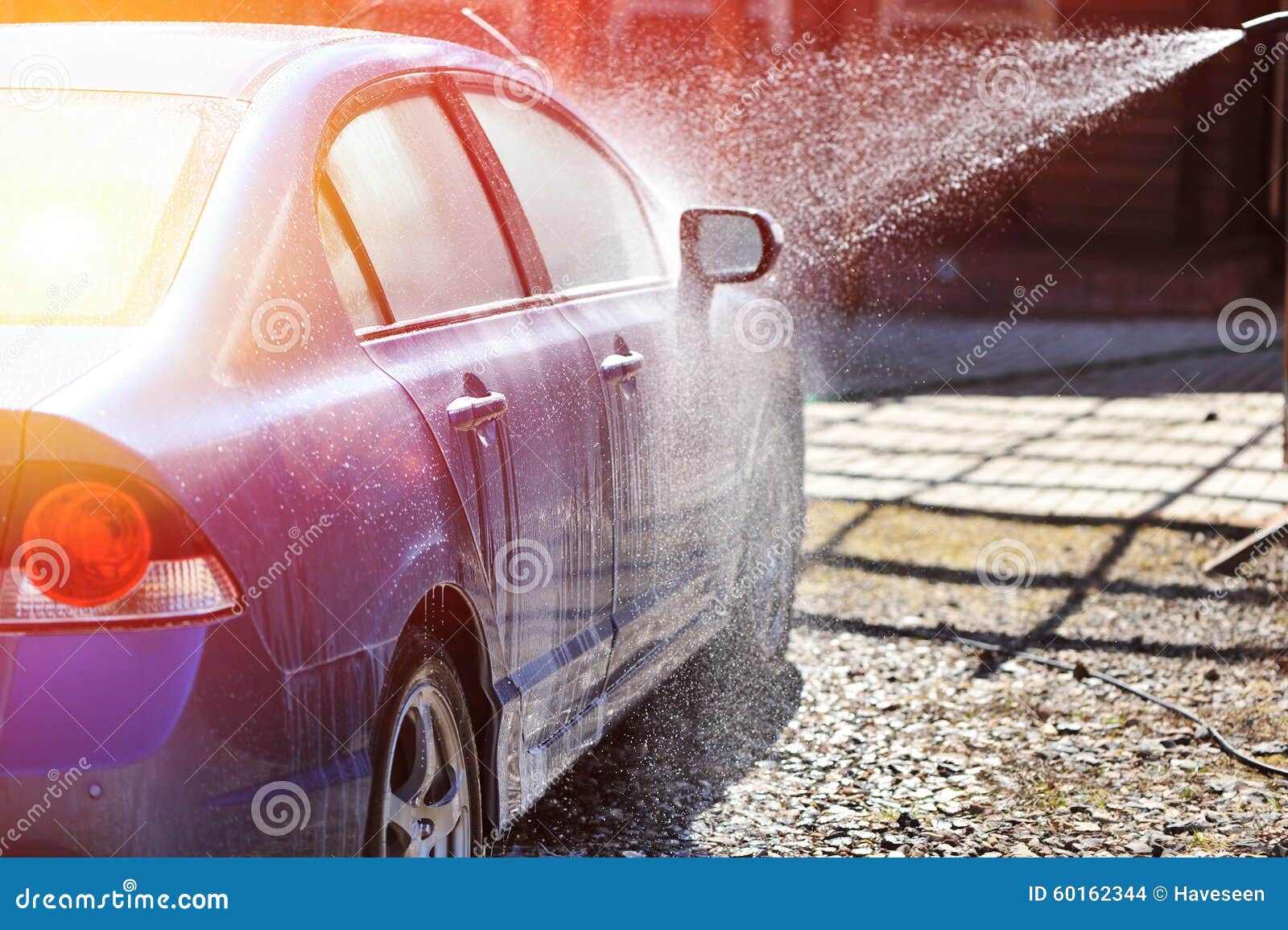 Car washing stock photo. Image of blue, nozzle, industrial 60162344