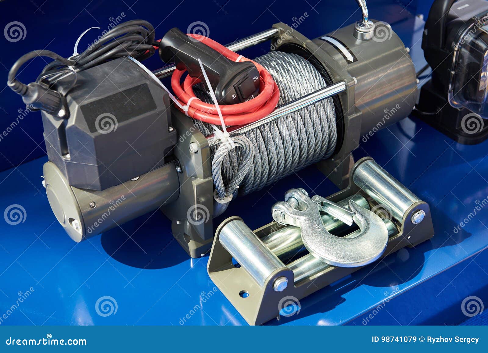 Car Winch stock image. Image of mechanism, equipment 98741079