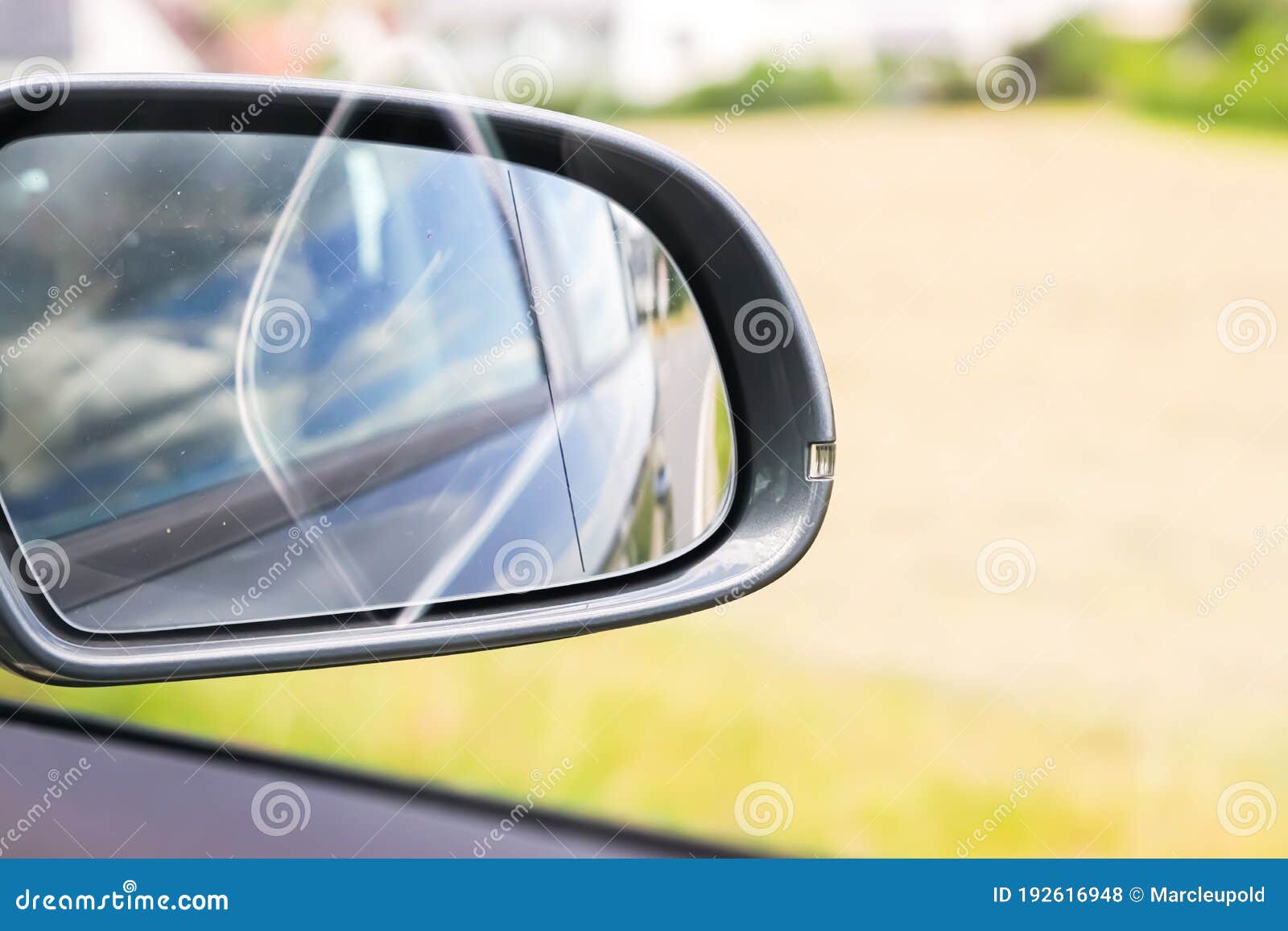 Car wing mirror stock photo. Image of drive, lightning 192616948