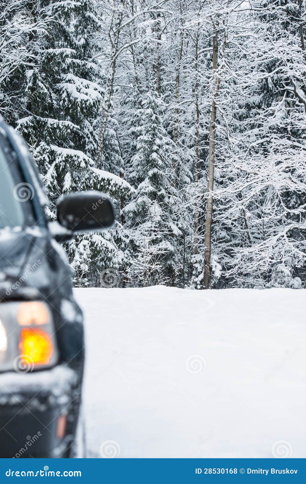Car in the winter stock photo. Image of frost, pattern 28530168