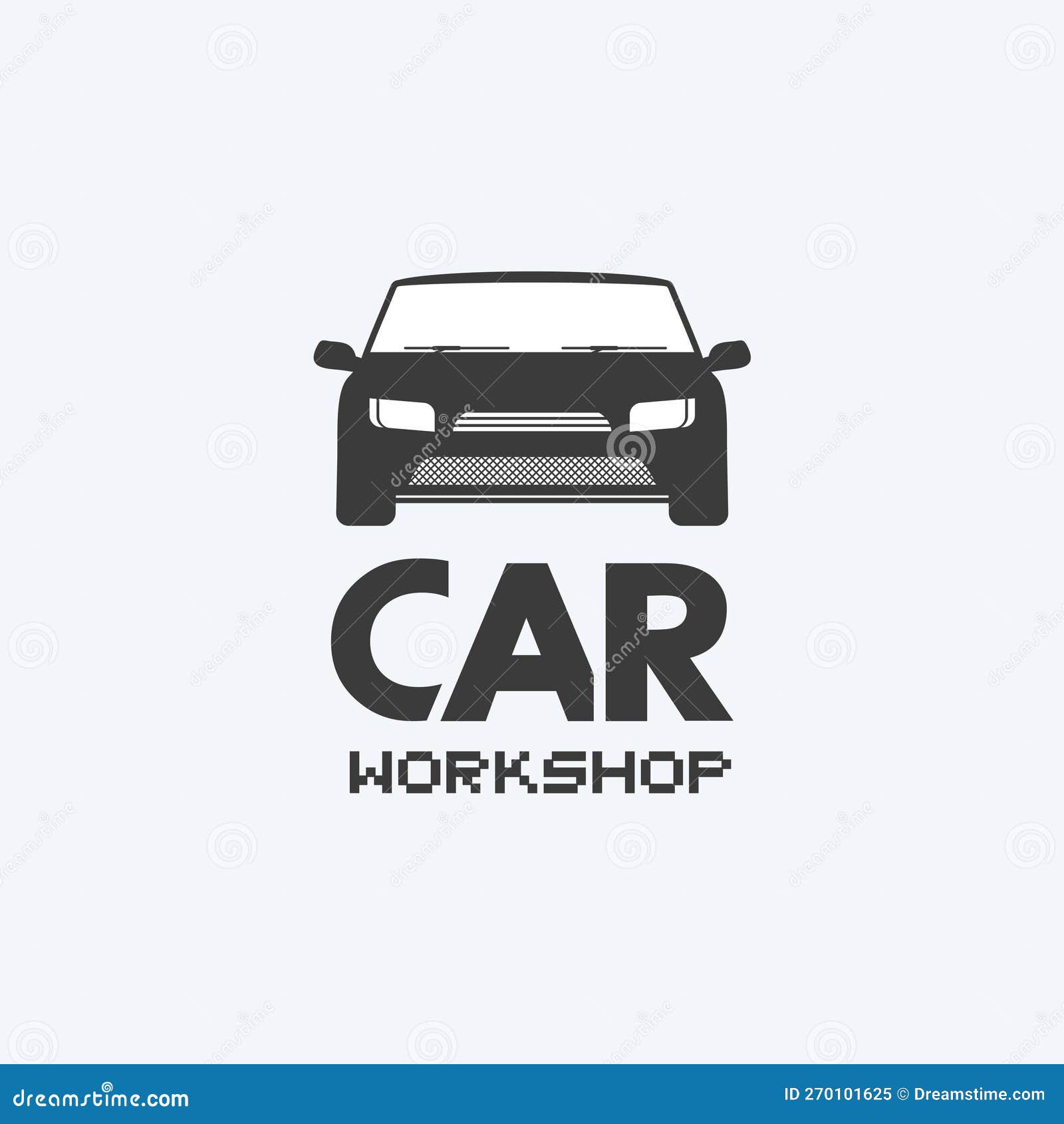 Car workshop illustration stock vector. Illustration of wheel - 270101625