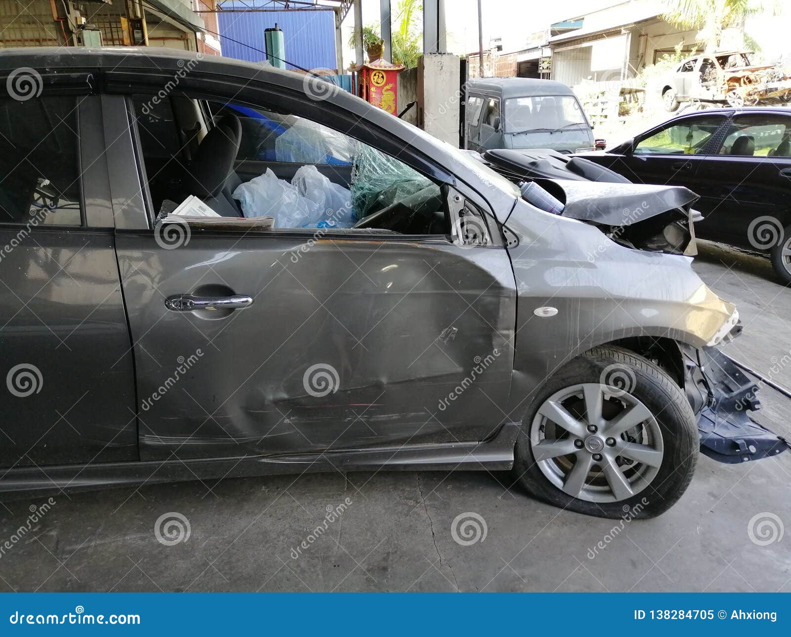 Fixing Cars In The Mechanical Tuam Road, Galway, Dece