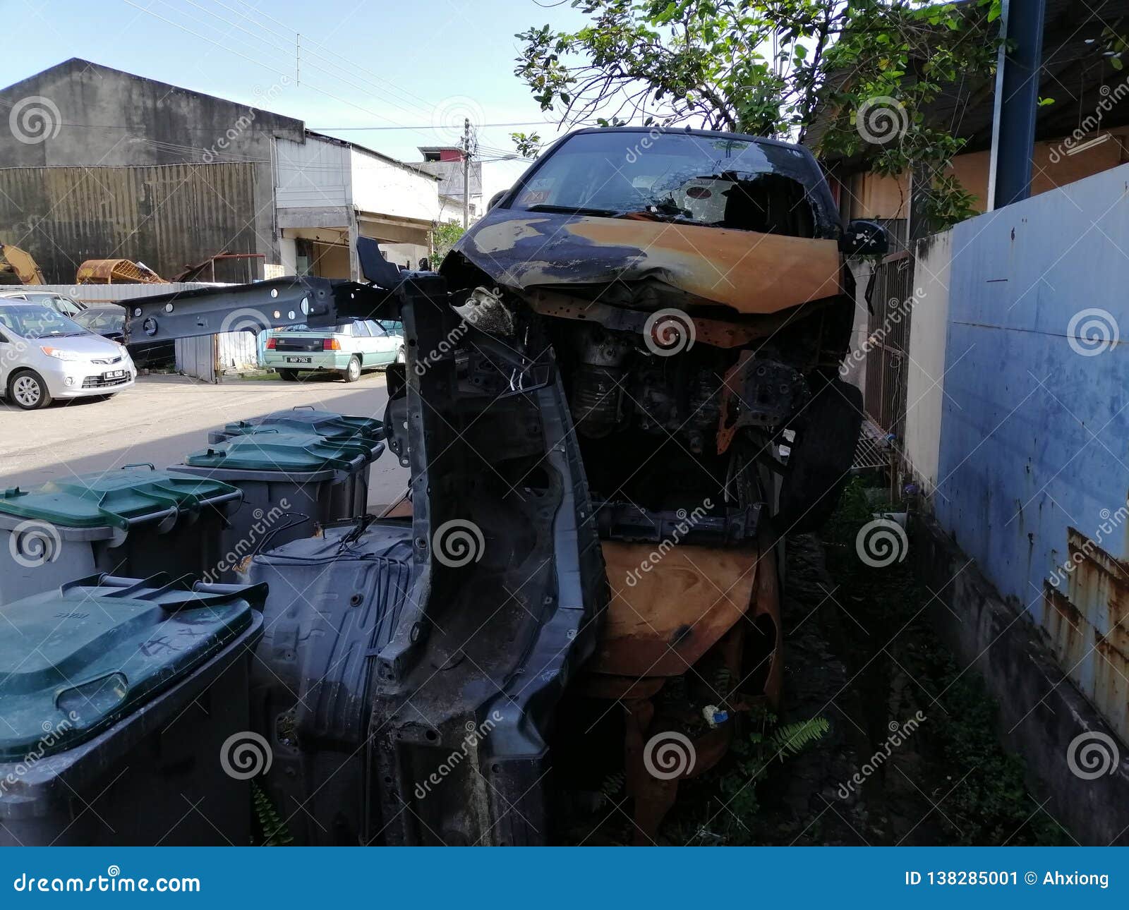 Fixing Cars In The Mechanical Tuam Road, Galway, Dece