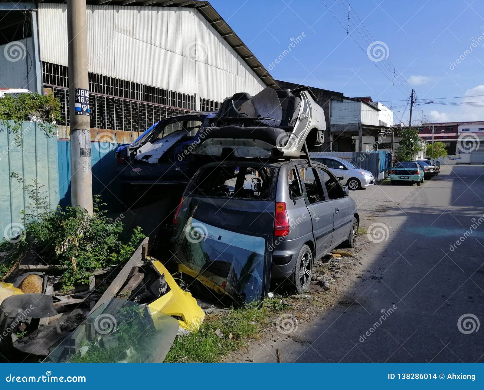 Fixing Cars In The Mechanical Tuam Road, Galway, Dece