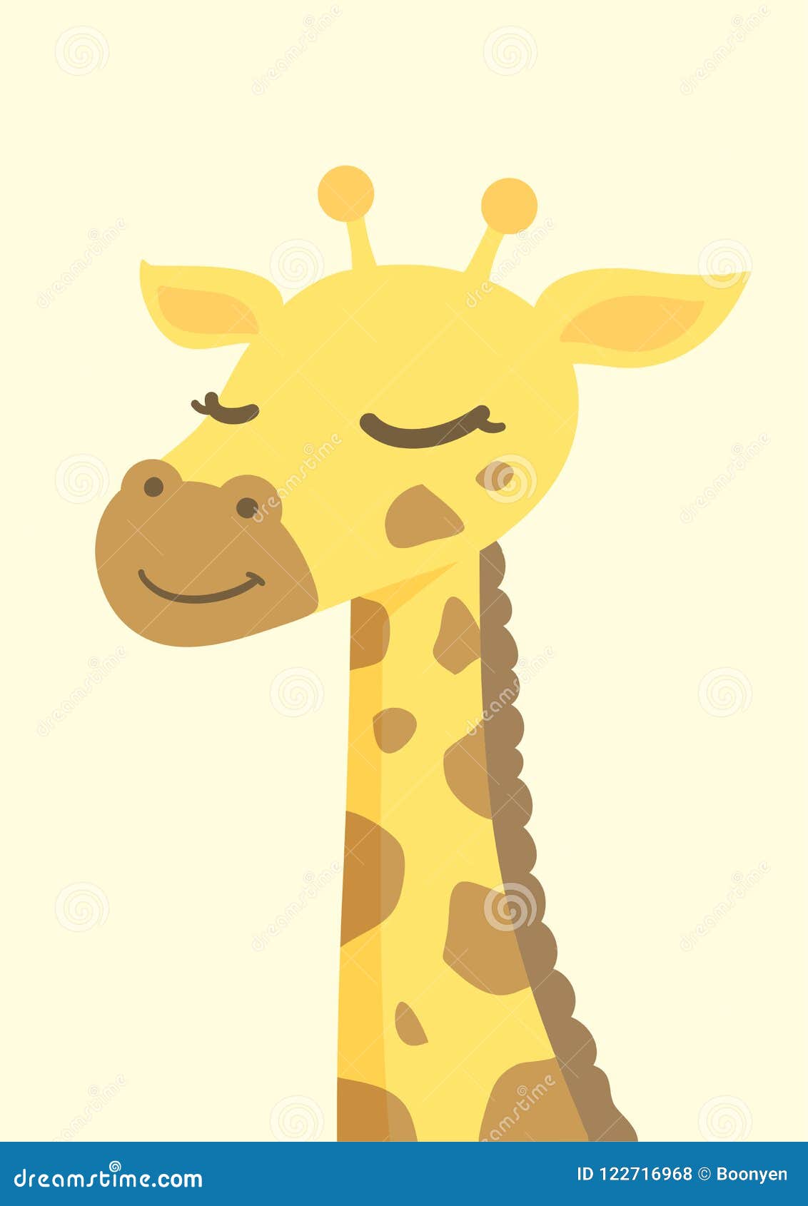 Голова жирафа поэтапно для детей