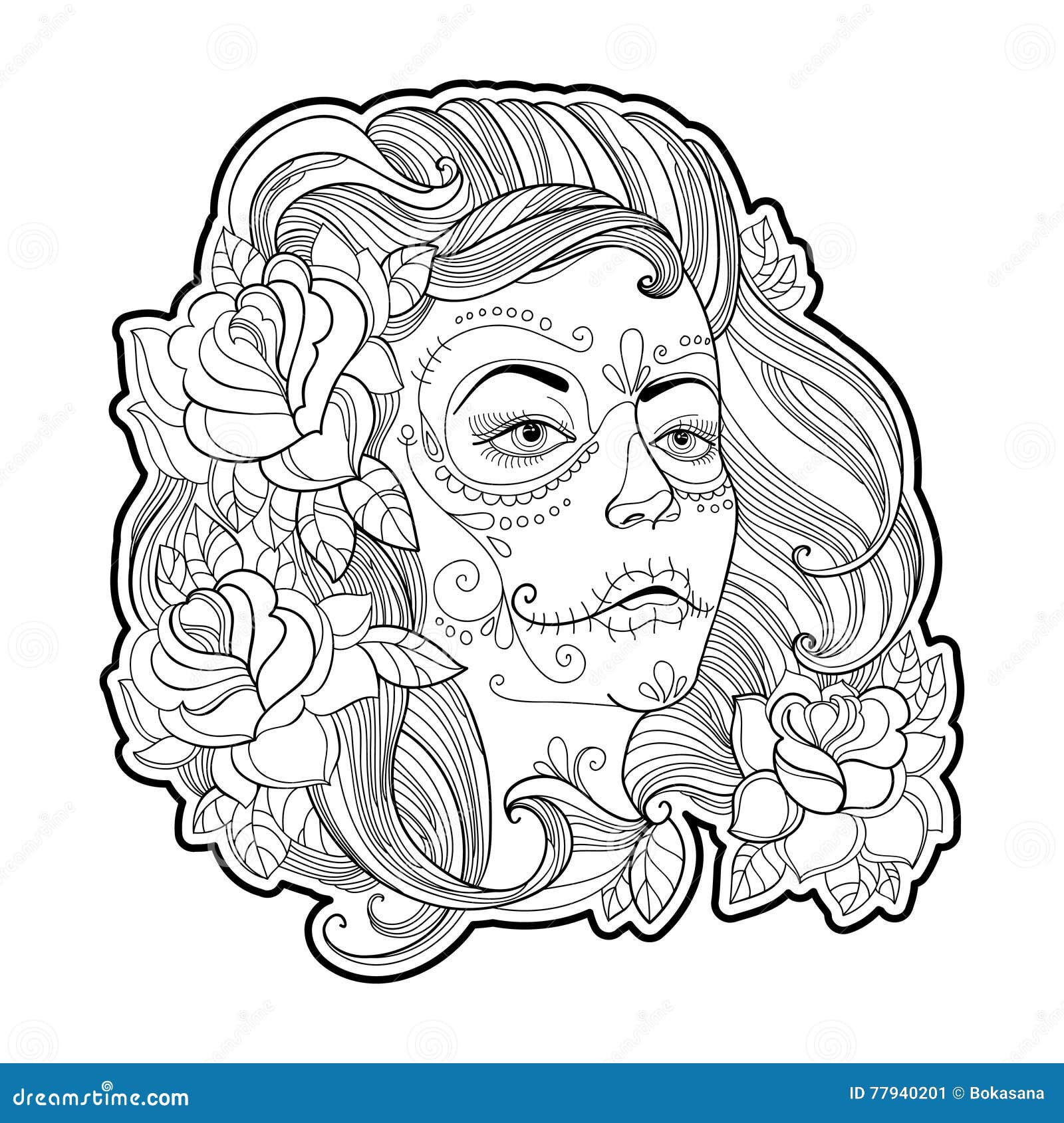 Dia De Los Muertos Virgin Coloring Pages Dia De Los Muertos Virgin Coloring Pages