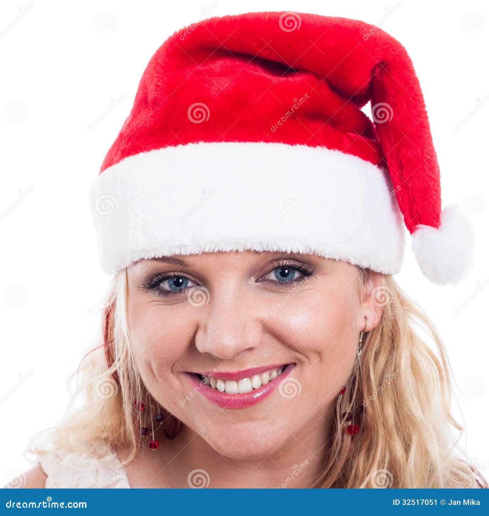 Cara De La Mujer De La Feliz Navidad Imagen De Archivo Imagen De Divertido Belleza 32517051 