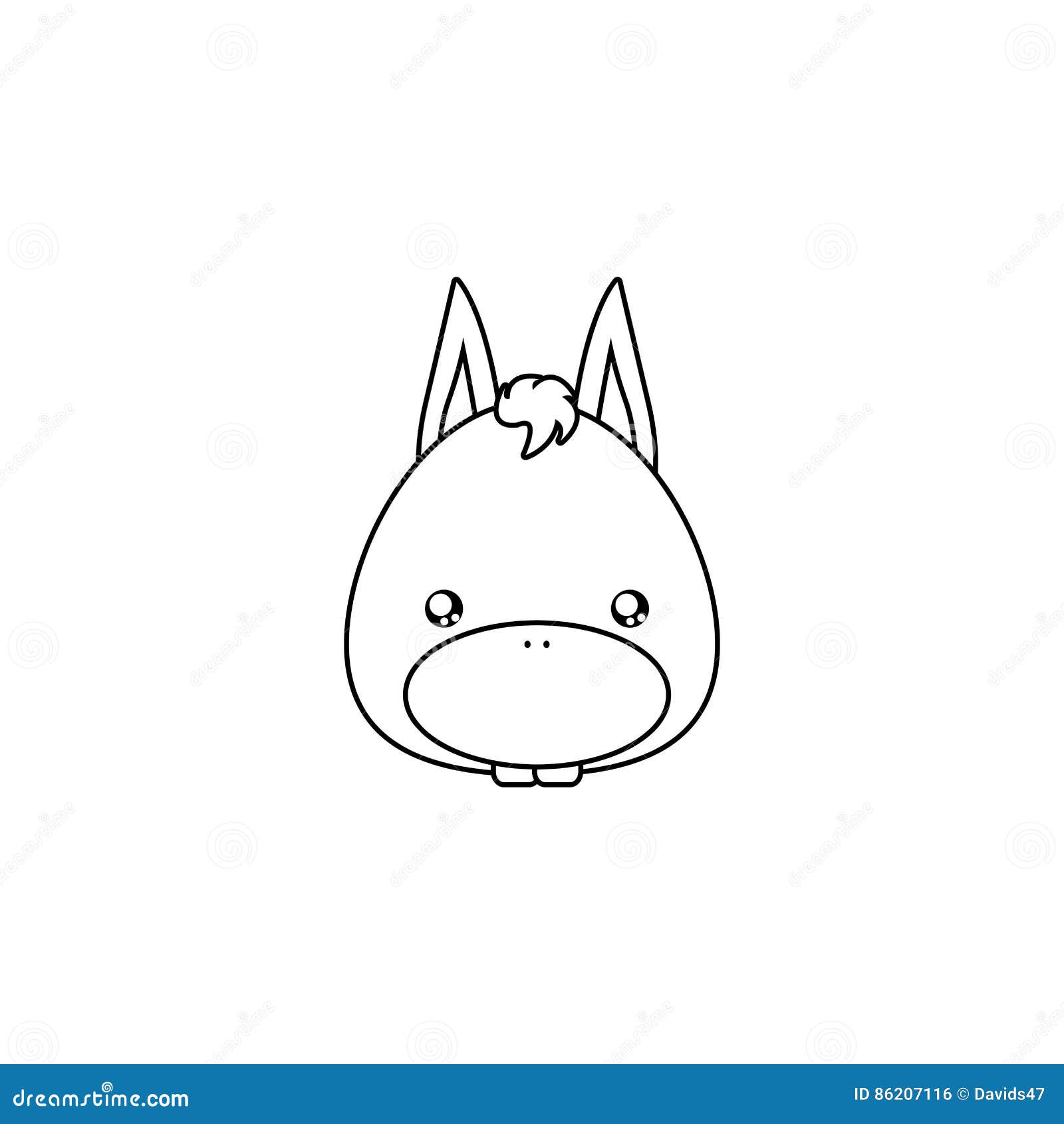 Cara del dibujo del burro ilustración del vector. Ilustración de blanco - 86207116 Cara del dibujo del burro ilustración del vector. Ilustración de blanco - 86207116
