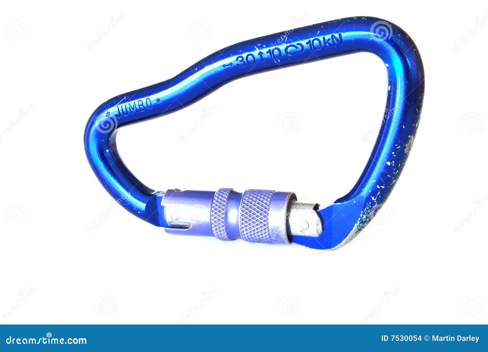 Carabiner stock photo. Image of safety, isolated, harness 7530054