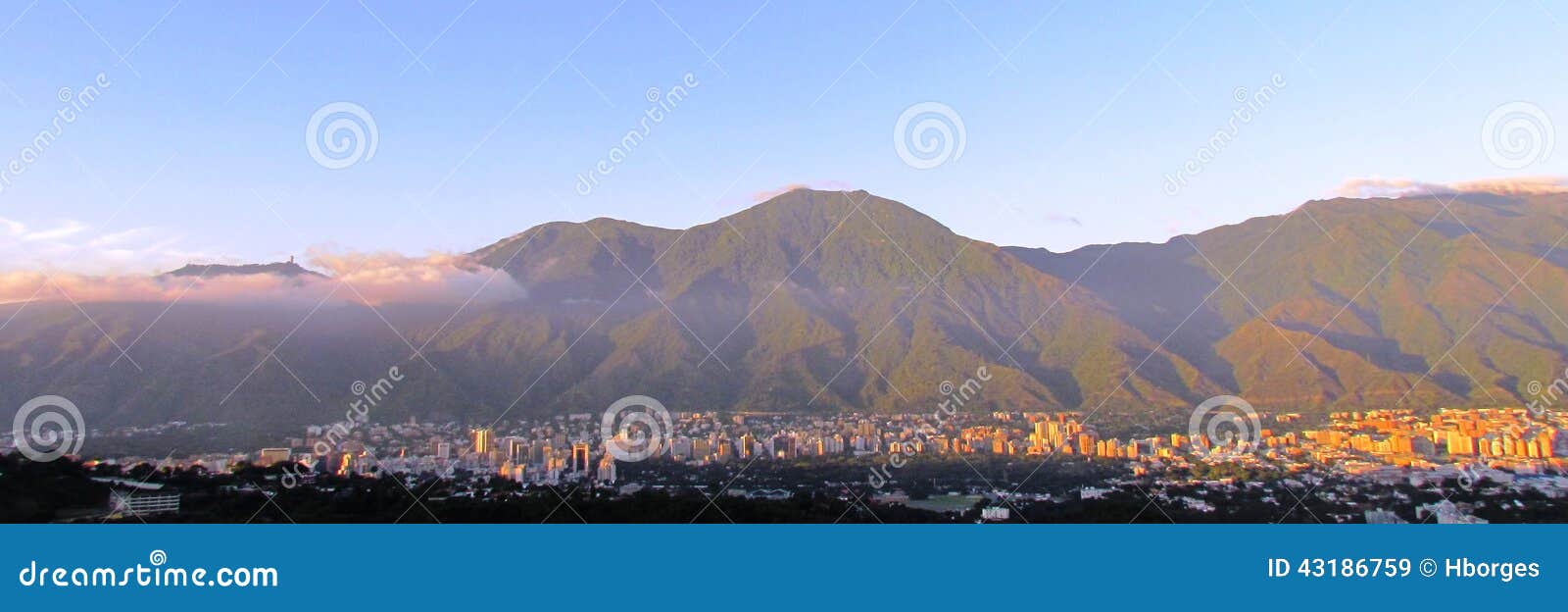 caracas and avila mountain