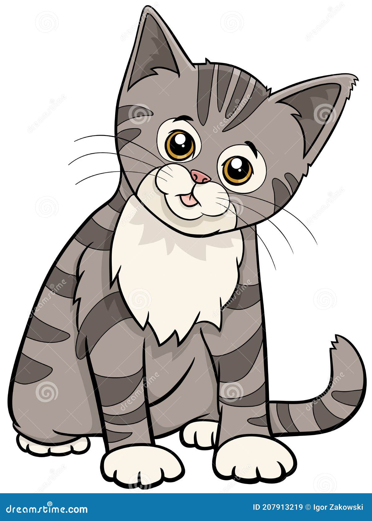 Caractere Animal Mignon De Dessin De Chat Tigre Ou Chaton Illustration De Vecteur Illustration Du Felin Pattes Caractere Animal Mignon De Dessin De Chat Tigre Ou Chaton Illustration De Vecteur Illustration Du Felin Pattes
