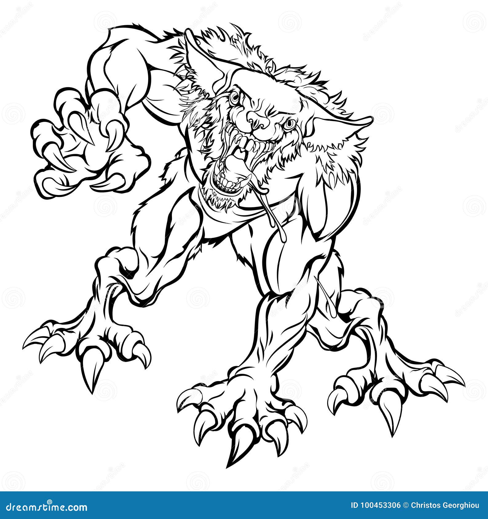 Coloriage loup garou : 30 dessins à imprimer gratuitement