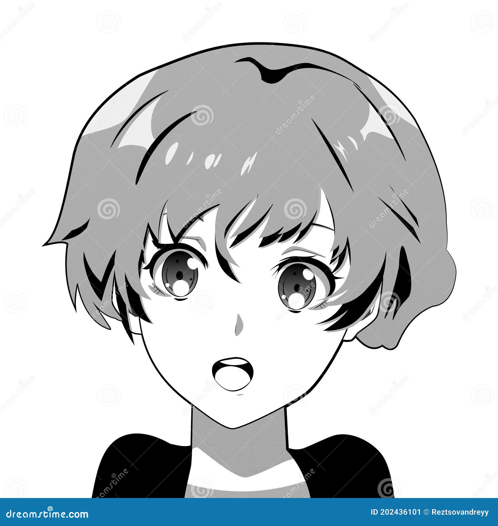 Desenho De Estilo Cabelo Personagem Feminina Anime Japonês PNG