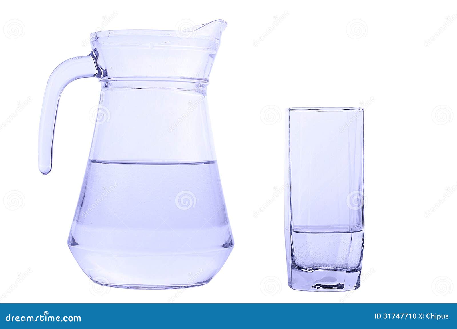 Carafe and Glass with Water Stock Photo Image of crystal, bottle