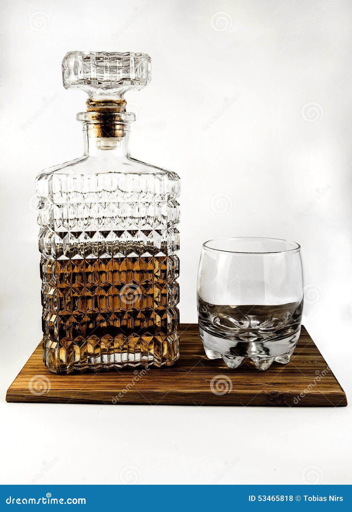 Decanter Whisky Con Bicchiere Stormtrooper | Vetro Senza Piombo | 750ml | Per Liquori E Vino | Idea Regalo