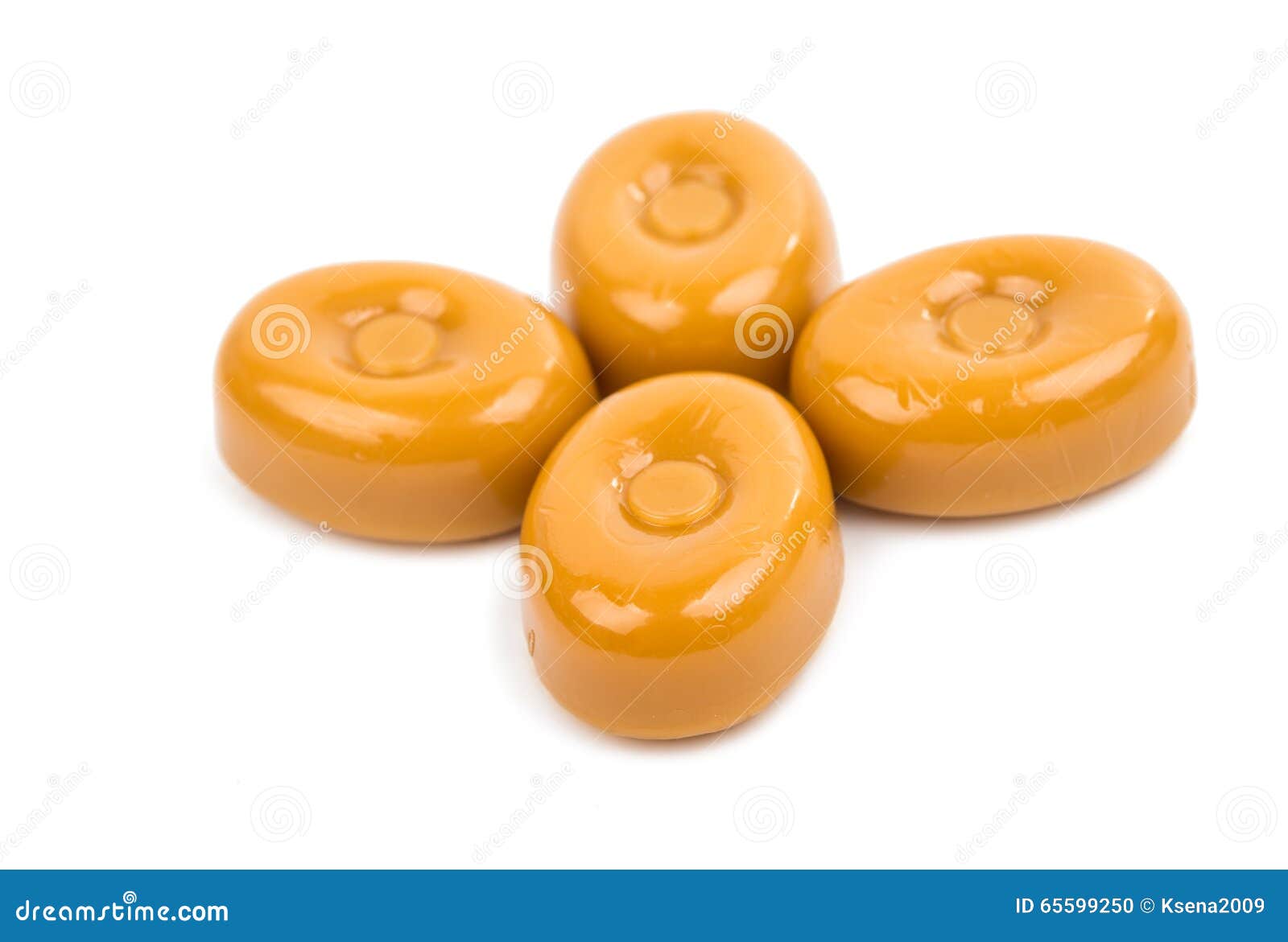 Caramel candies stock photo. Image of isolated, diet 65599250