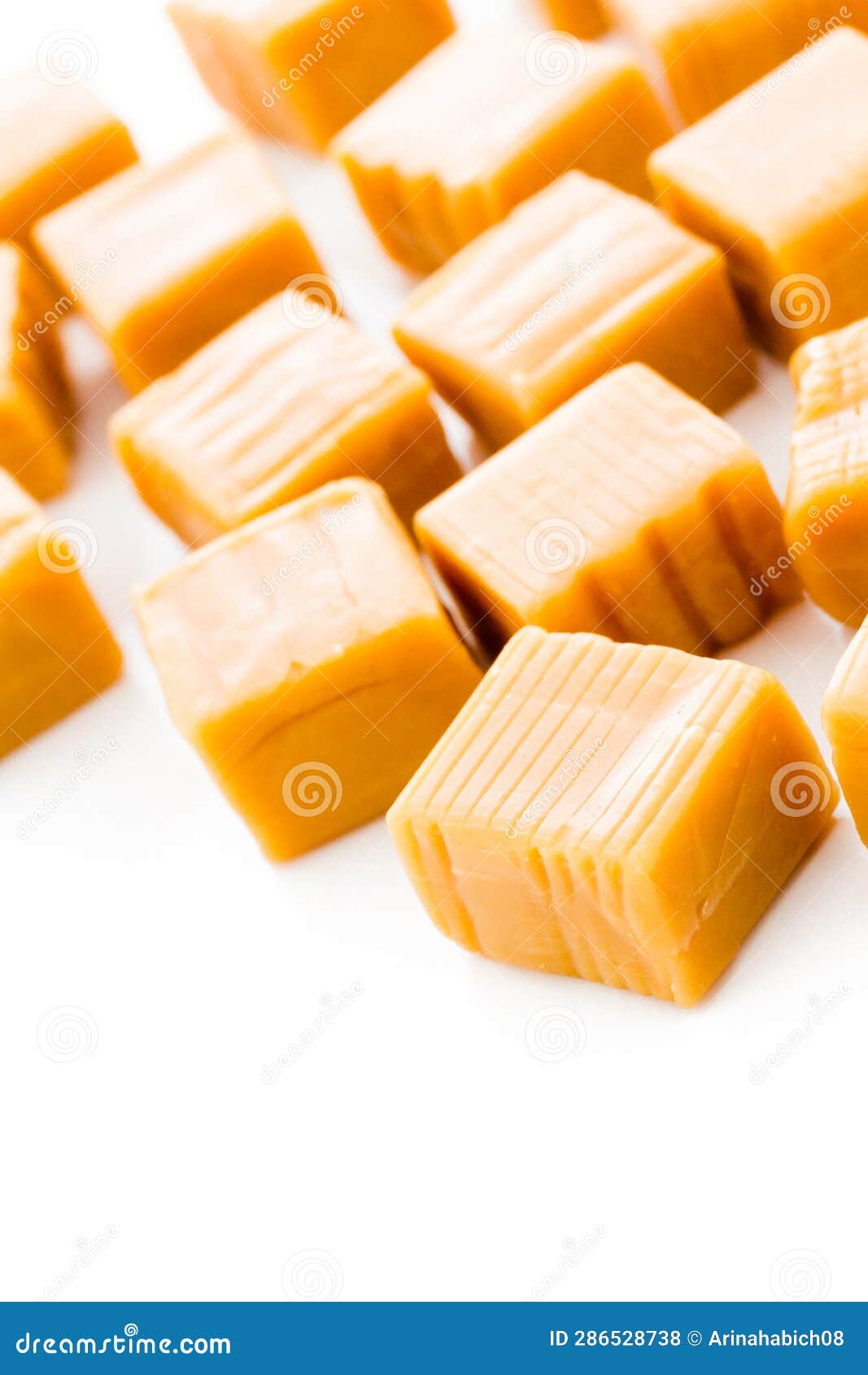 Caramel candy stock photo. Image of white, confection 286528738