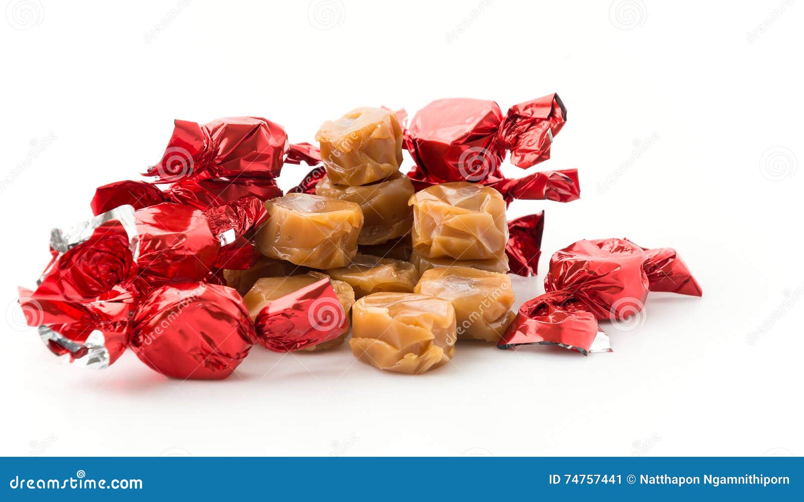 Caramel candy stock image. Image of heap, studio, group 74757441