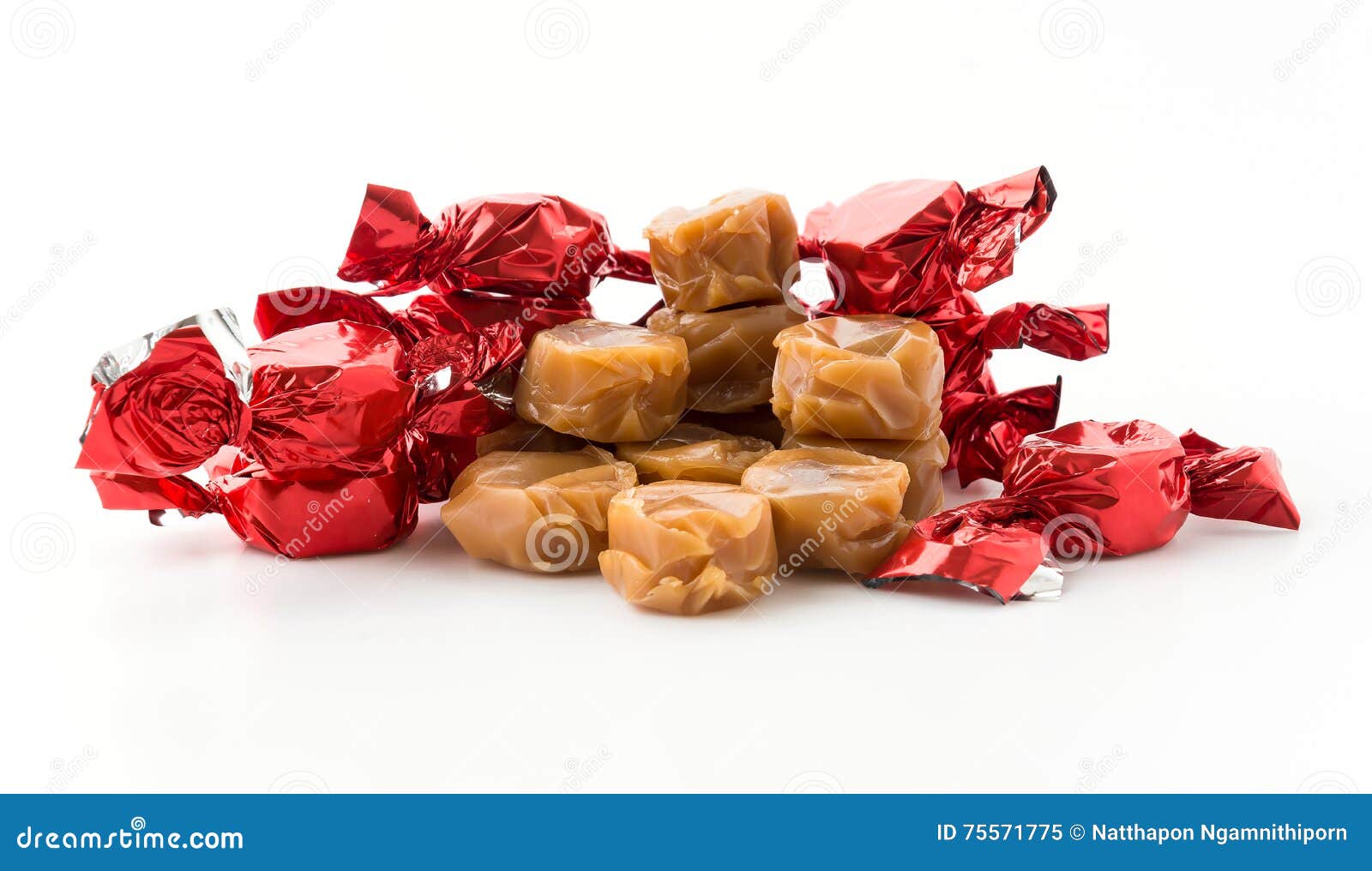 Caramel candy stock image. Image of sugar, brown, sweet 75571775