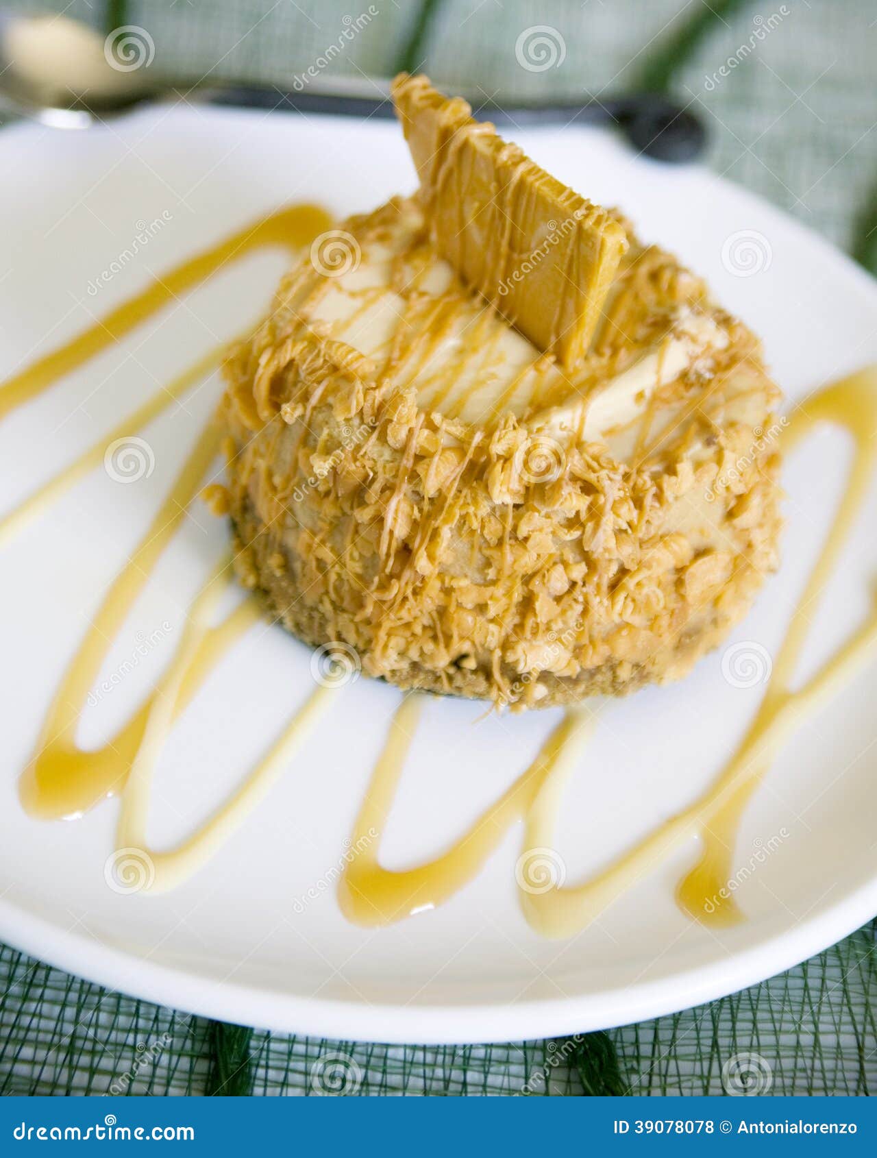 Caramel Dessert stock photo. Image of custard, calories 39078078