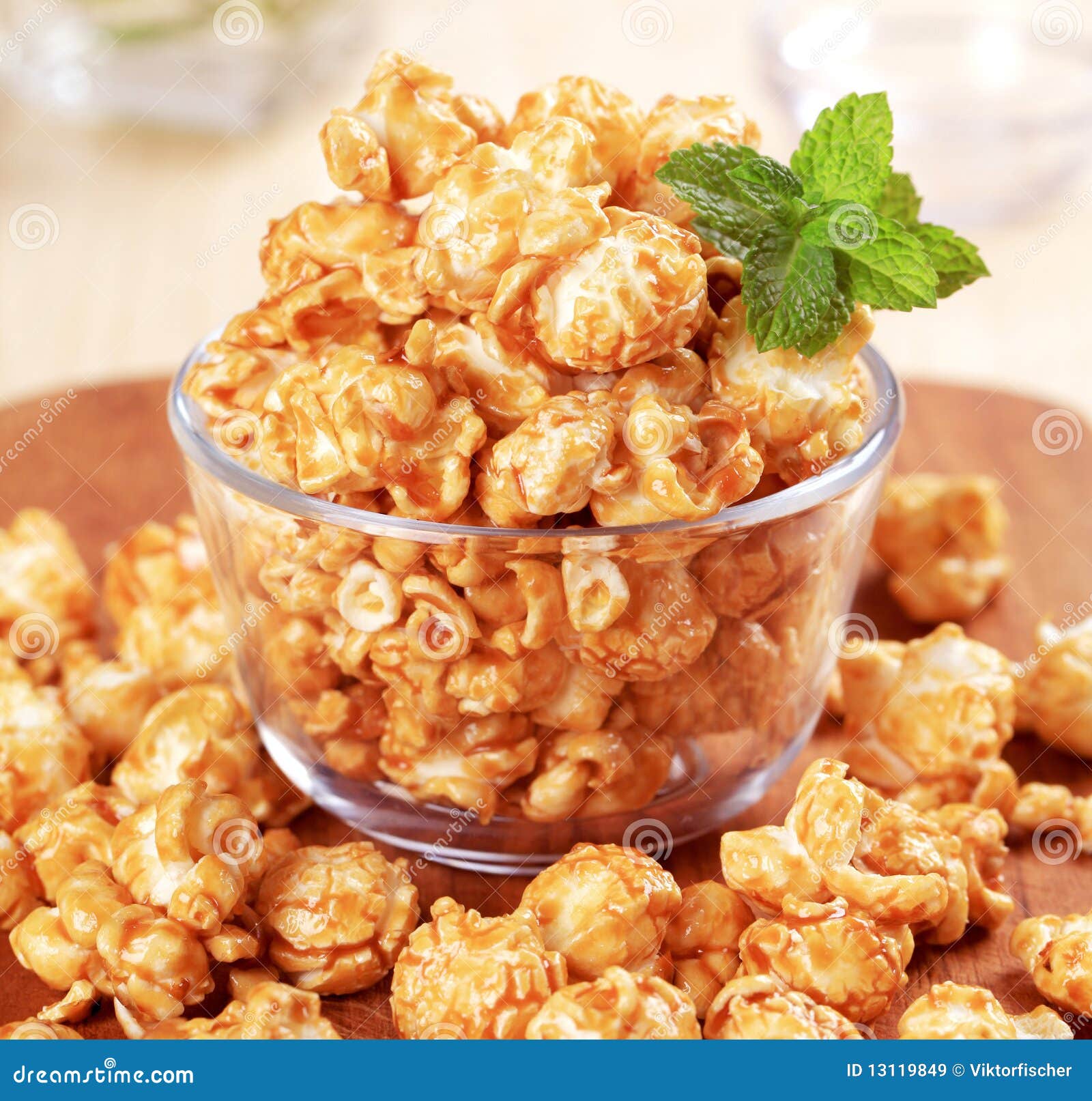 Caramel popcorn stock image. Image of snack, confectionery 13119849