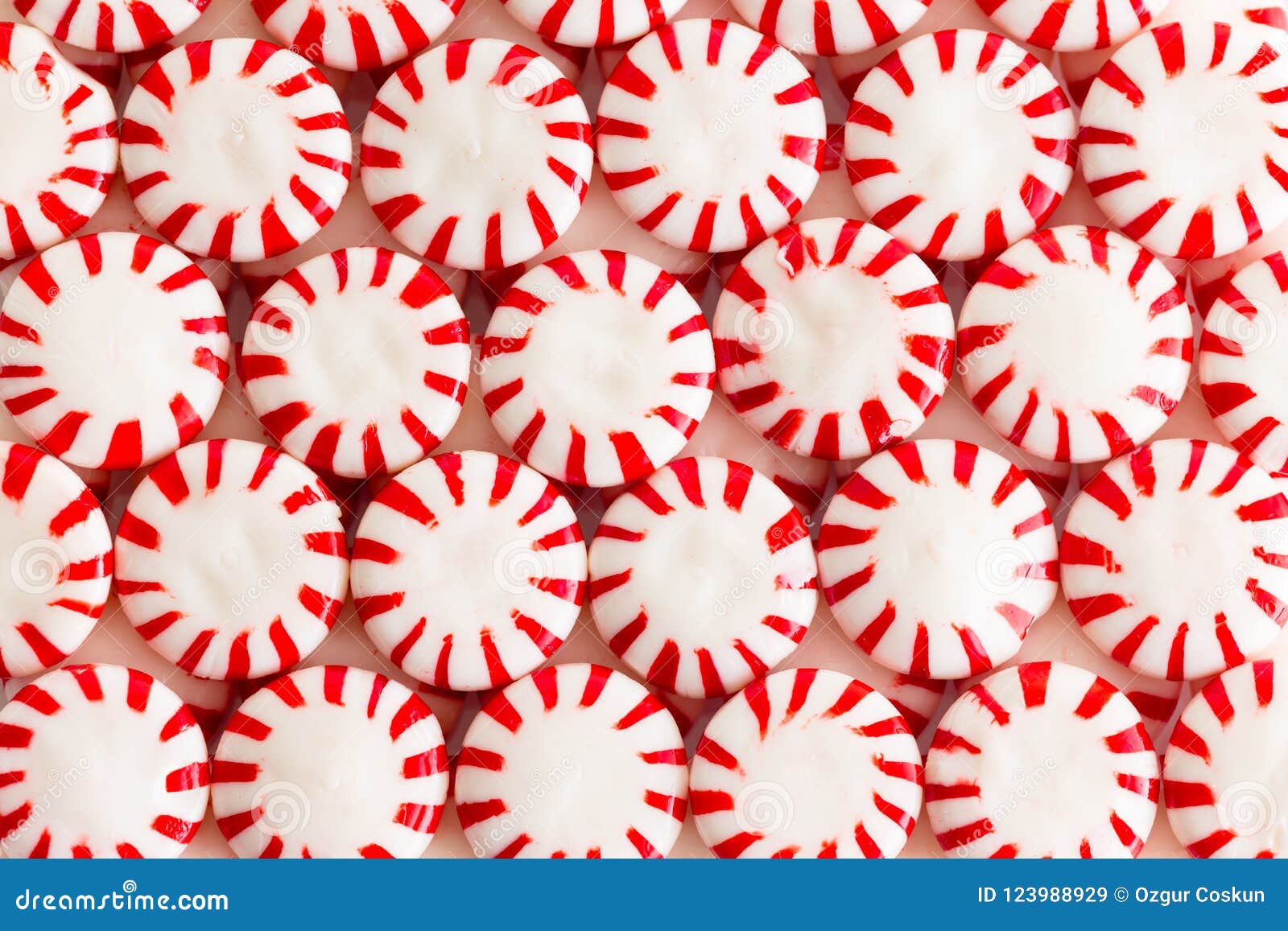 caramelle bianche e rosse