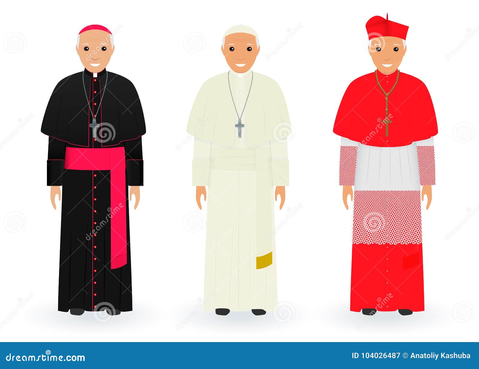 Differenza Tra Vescovo E Cardinale Caratteri Di Papa, Del Cardinale E Del Vescovo in Vestiti