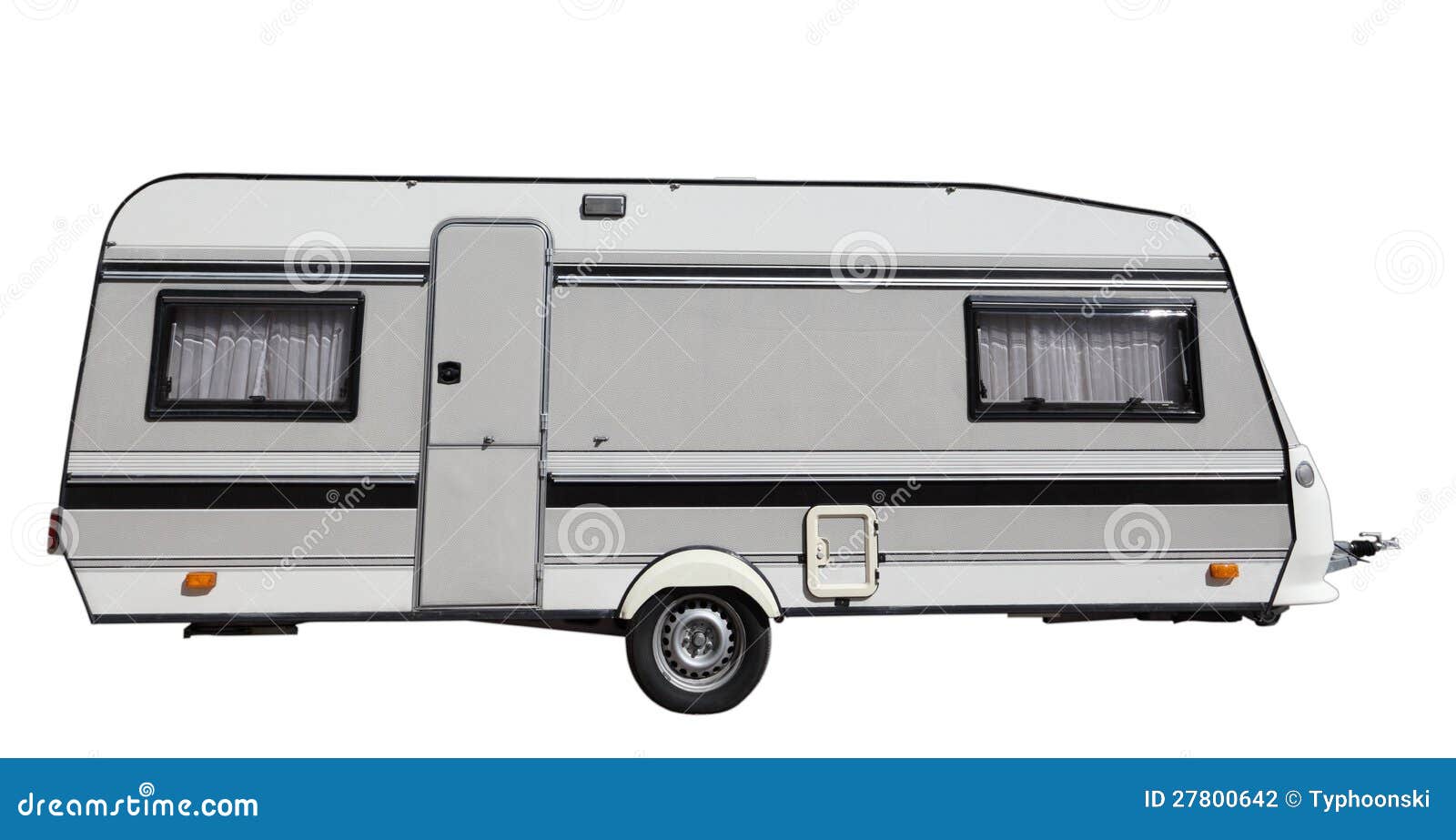 Caravan stock photo. Image of travel, trailer, isolated 27800642