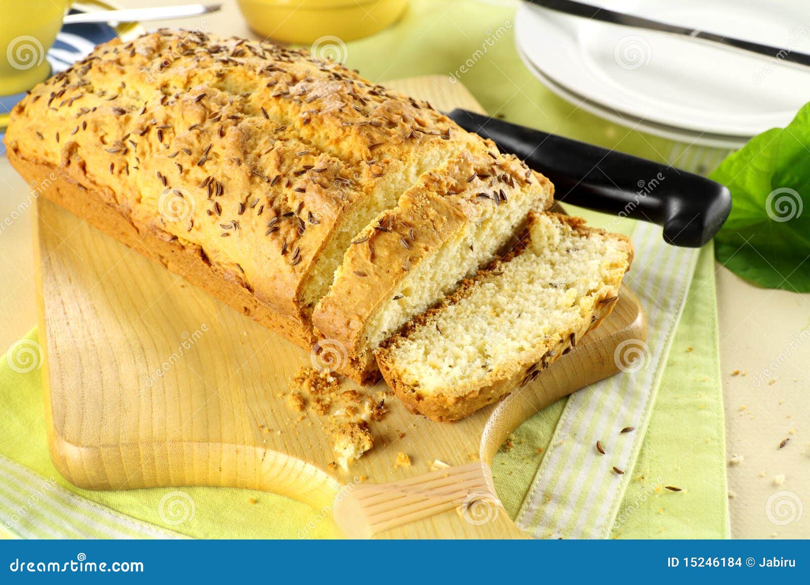 Caraway Seed loaf stock photo. Image of delectable, snack 15246184