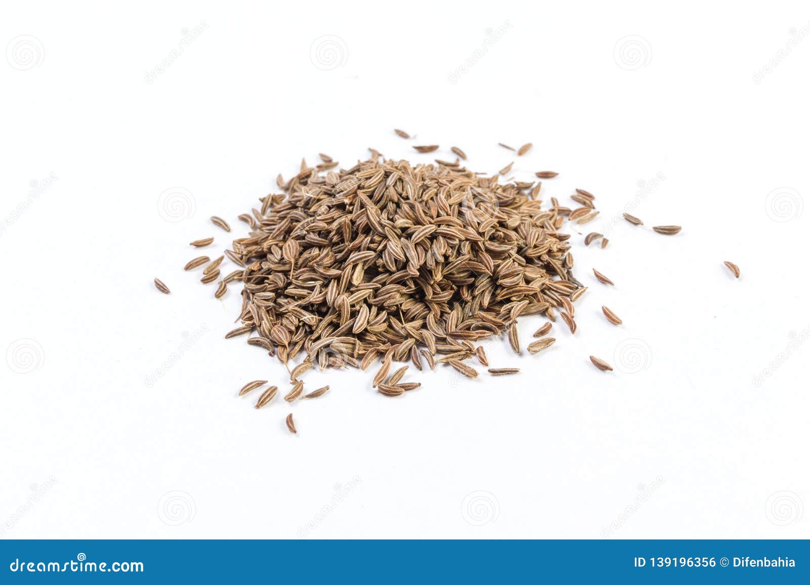 Caraway Seeds Isolated on White Stock Photo Image of kitchen