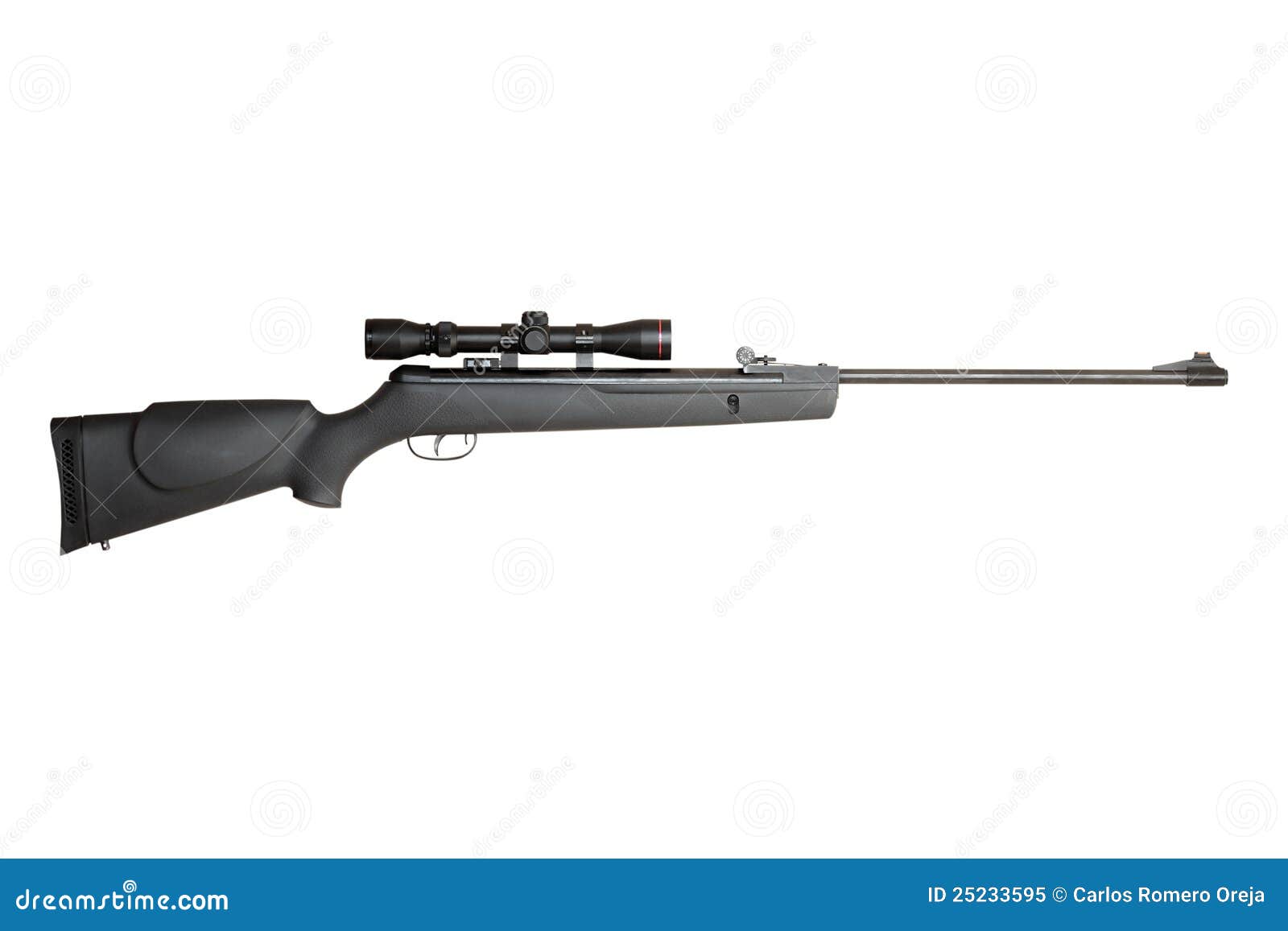 Carbine of compressed air stock image. Image of precision 25233595