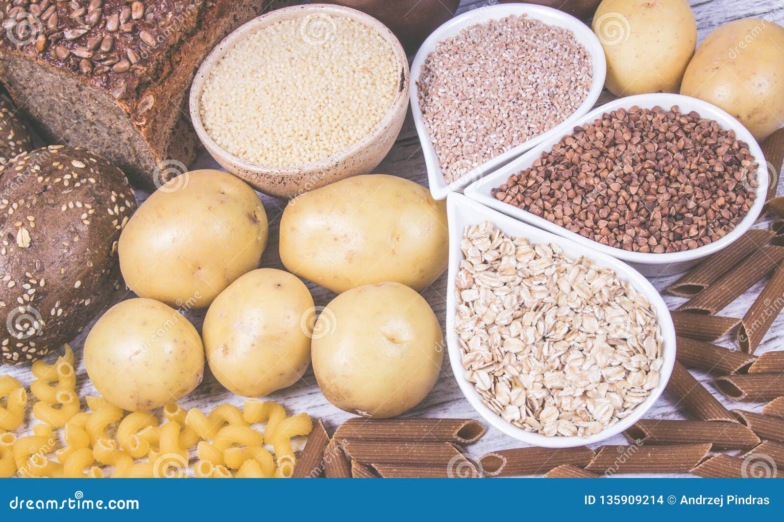 Carbohydrates a Basic Source of Energy for the Human Body Stock Photo