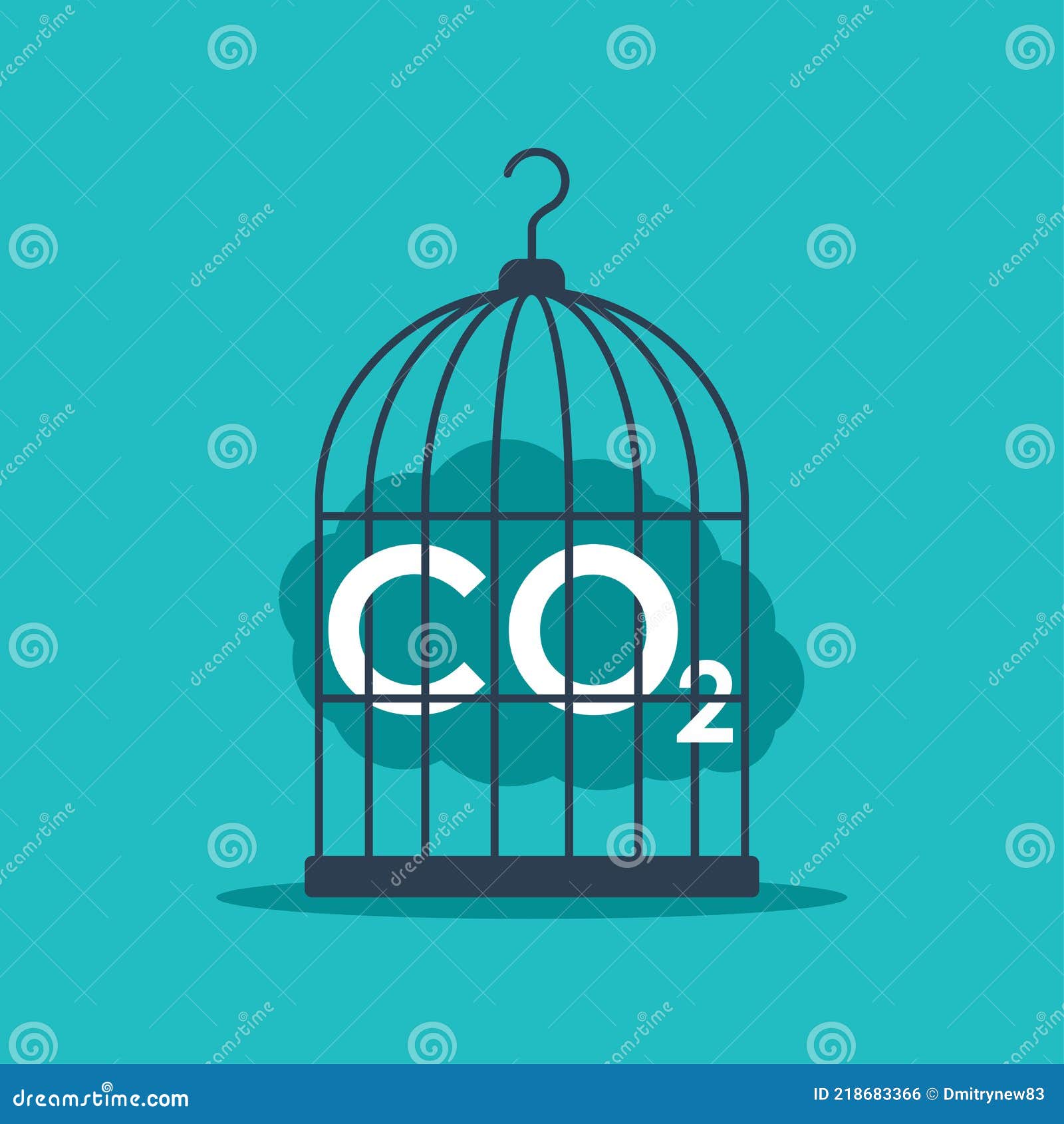carbon capture technology - co2 in birdcage