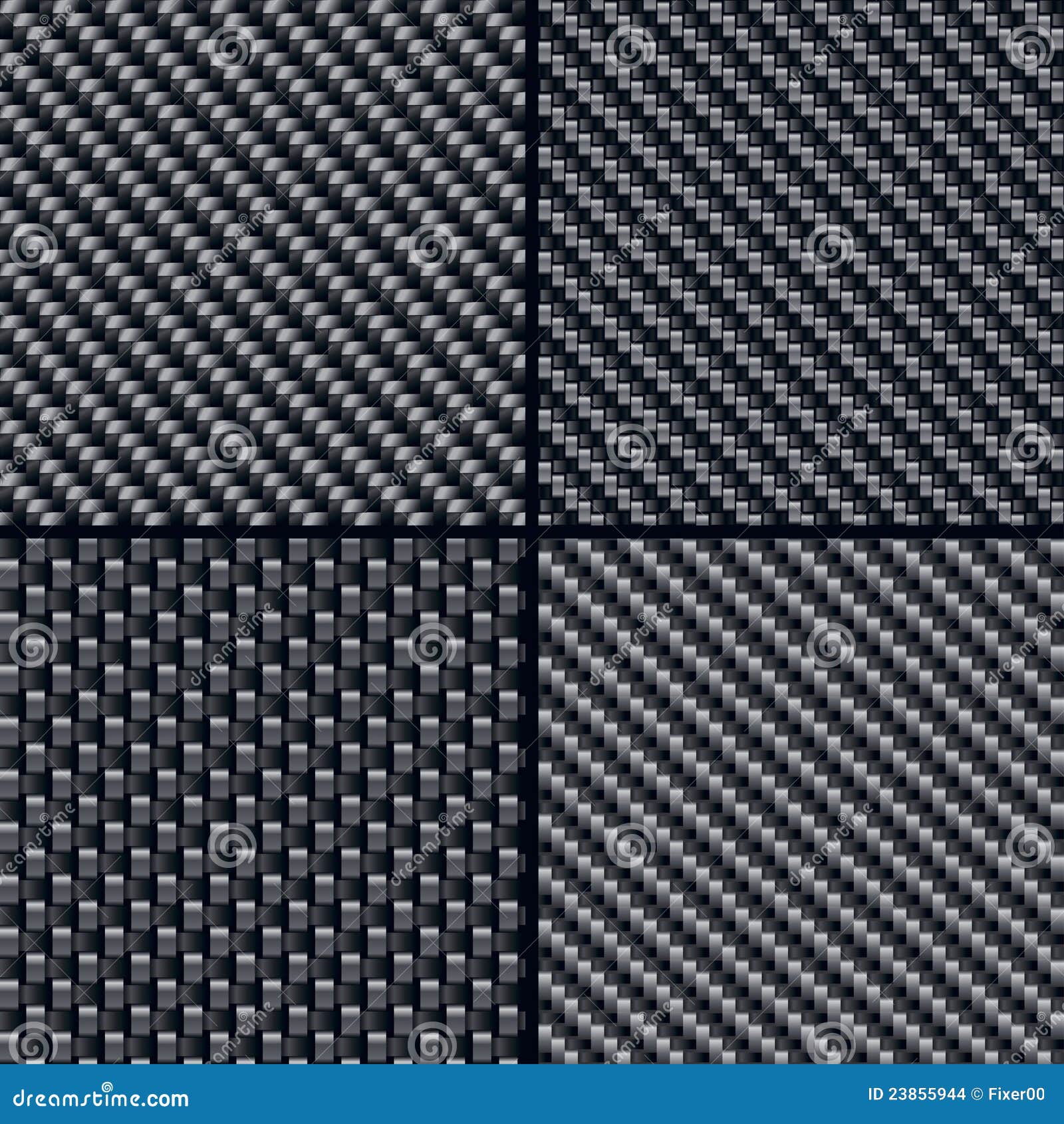 carbon fiber seamless patterns set