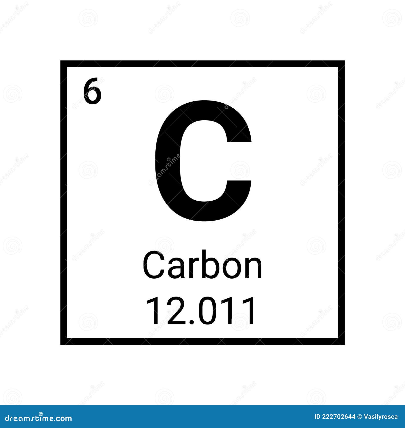 Carbon Periodic Symbol