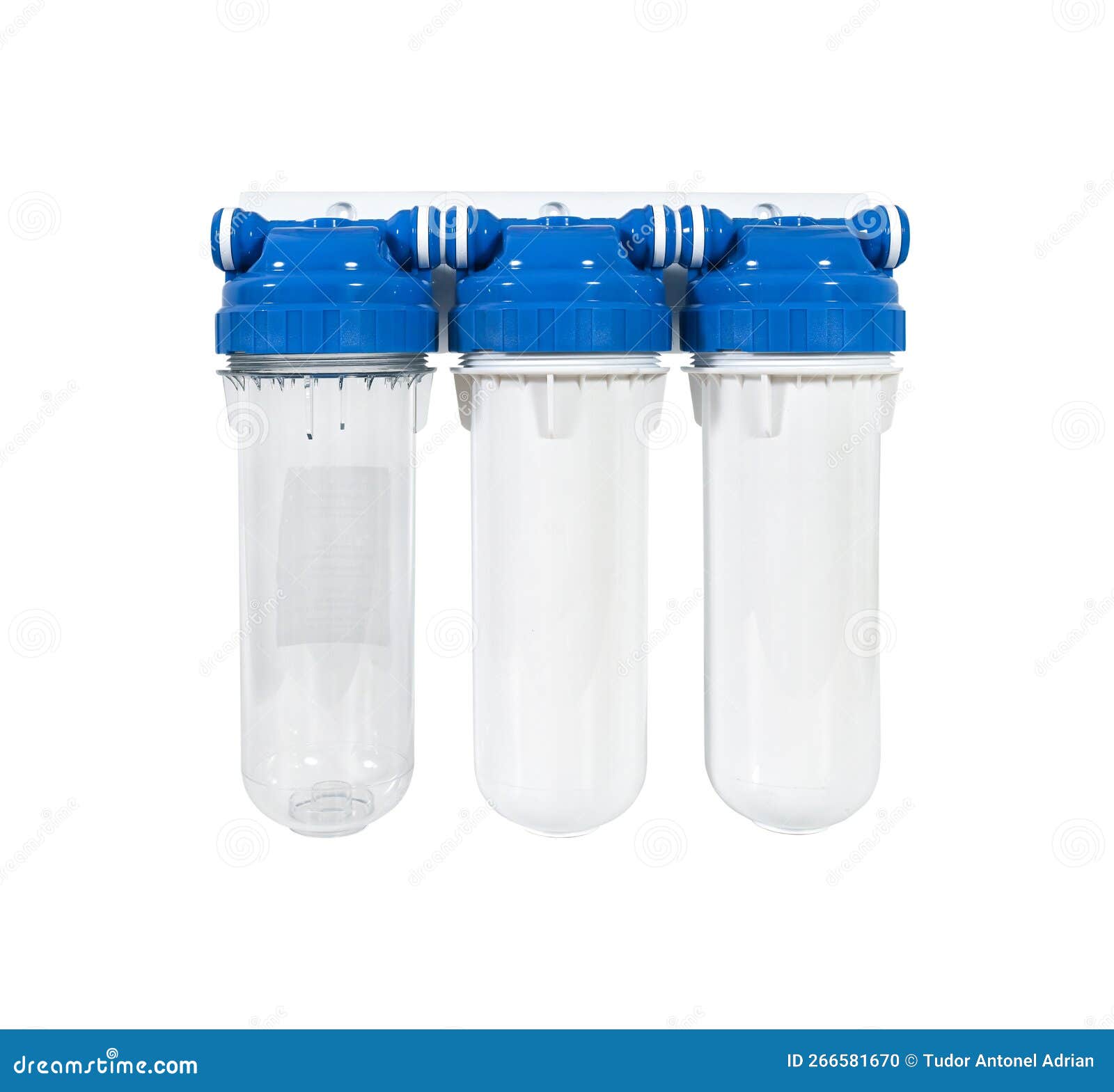 Carbon water filter device stock photo. Image of industrial 266581670